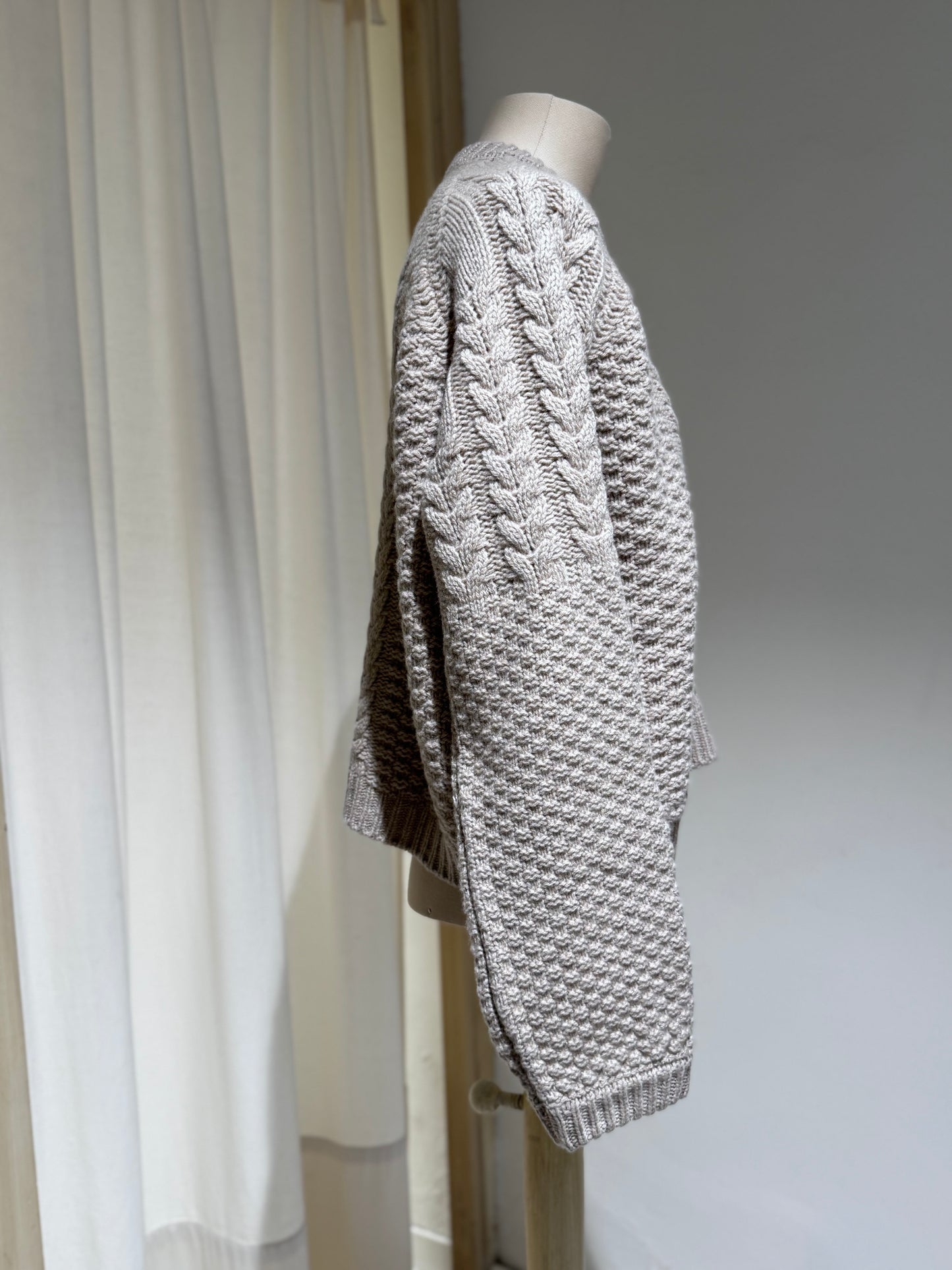 W KNITWEAR AUCKLAND SWEATER - PHIILI - CAPPUCCINO