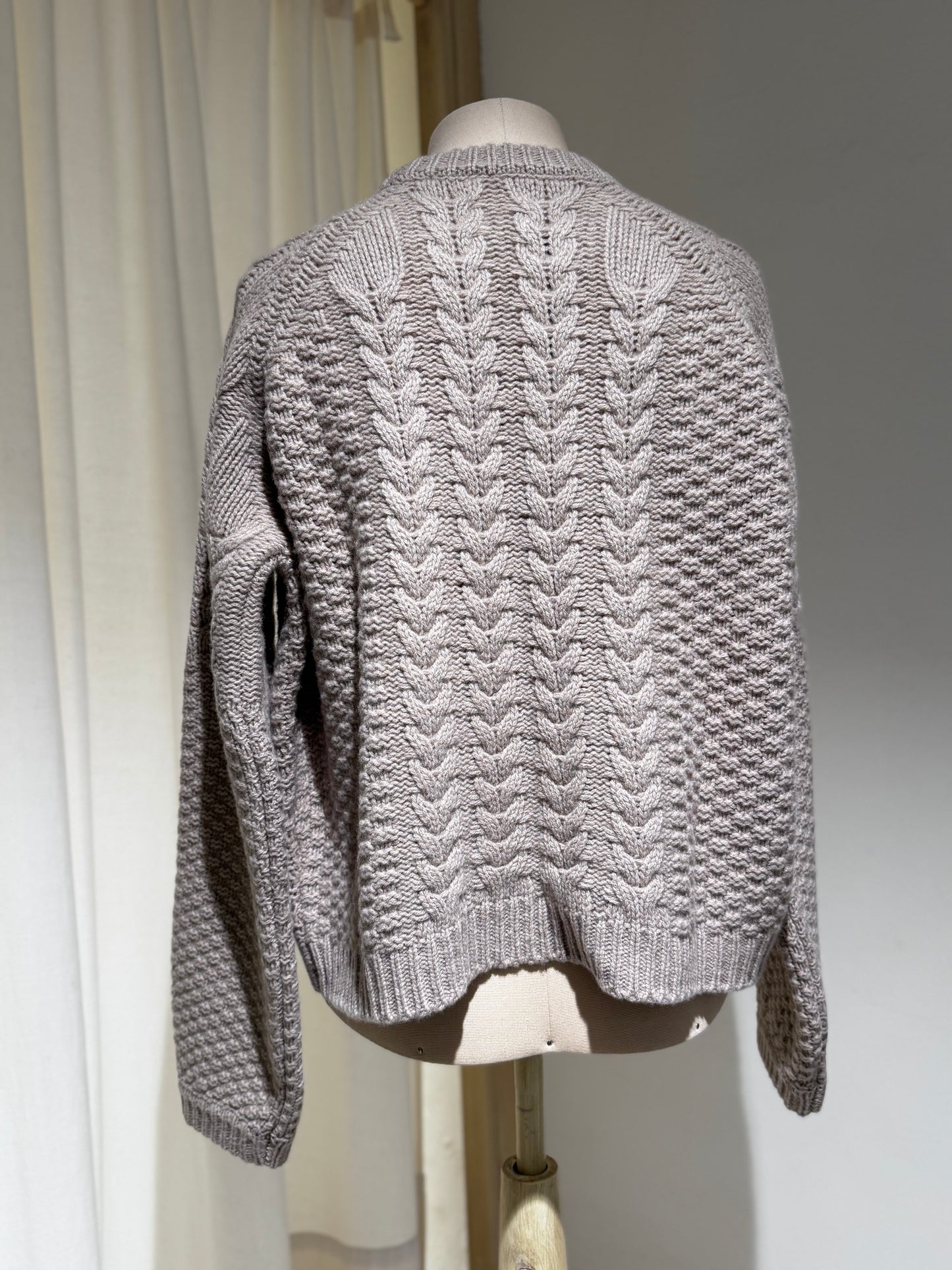 W KNITWEAR AUCKLAND SWEATER - PHIILI - CAPPUCCINO