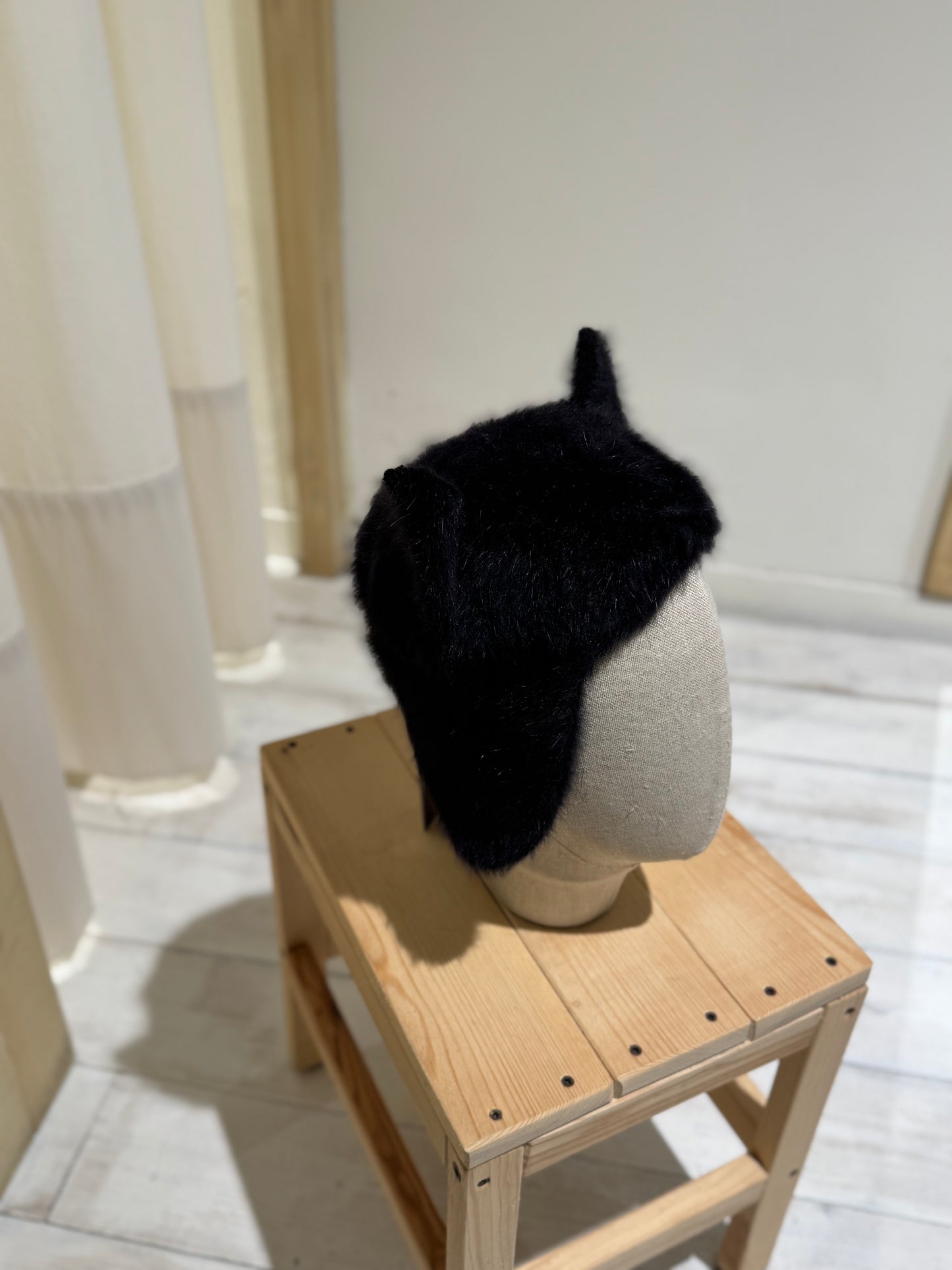 W PUSSYCAT HAT - YESEY - BLACK