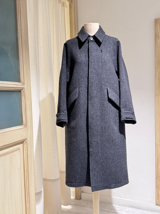 W Tyrell Trench Coat - YOU MUST CREATE - Grey