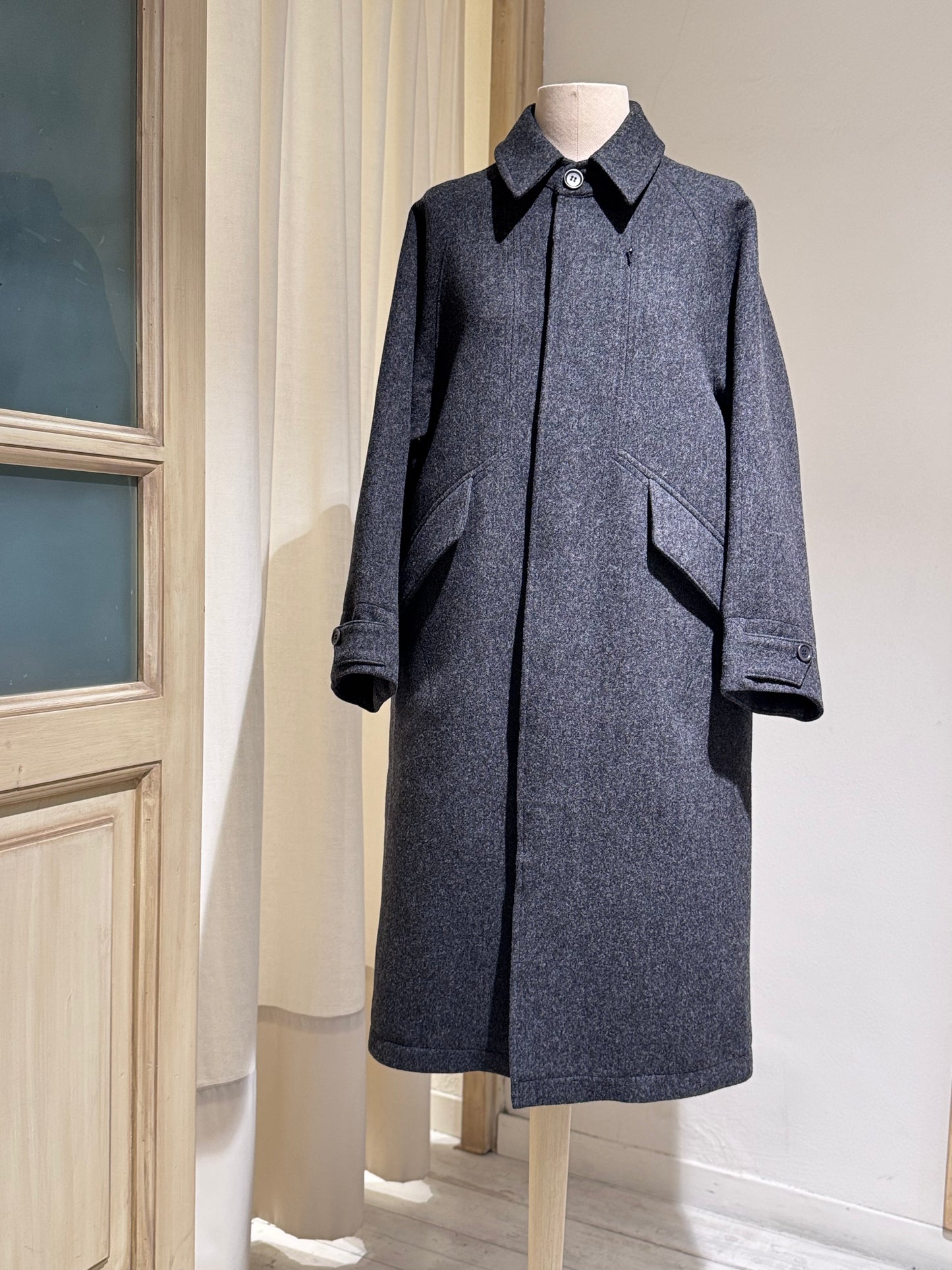 W Tyrell Trench Coat - YOU MUST CREATE - Grey