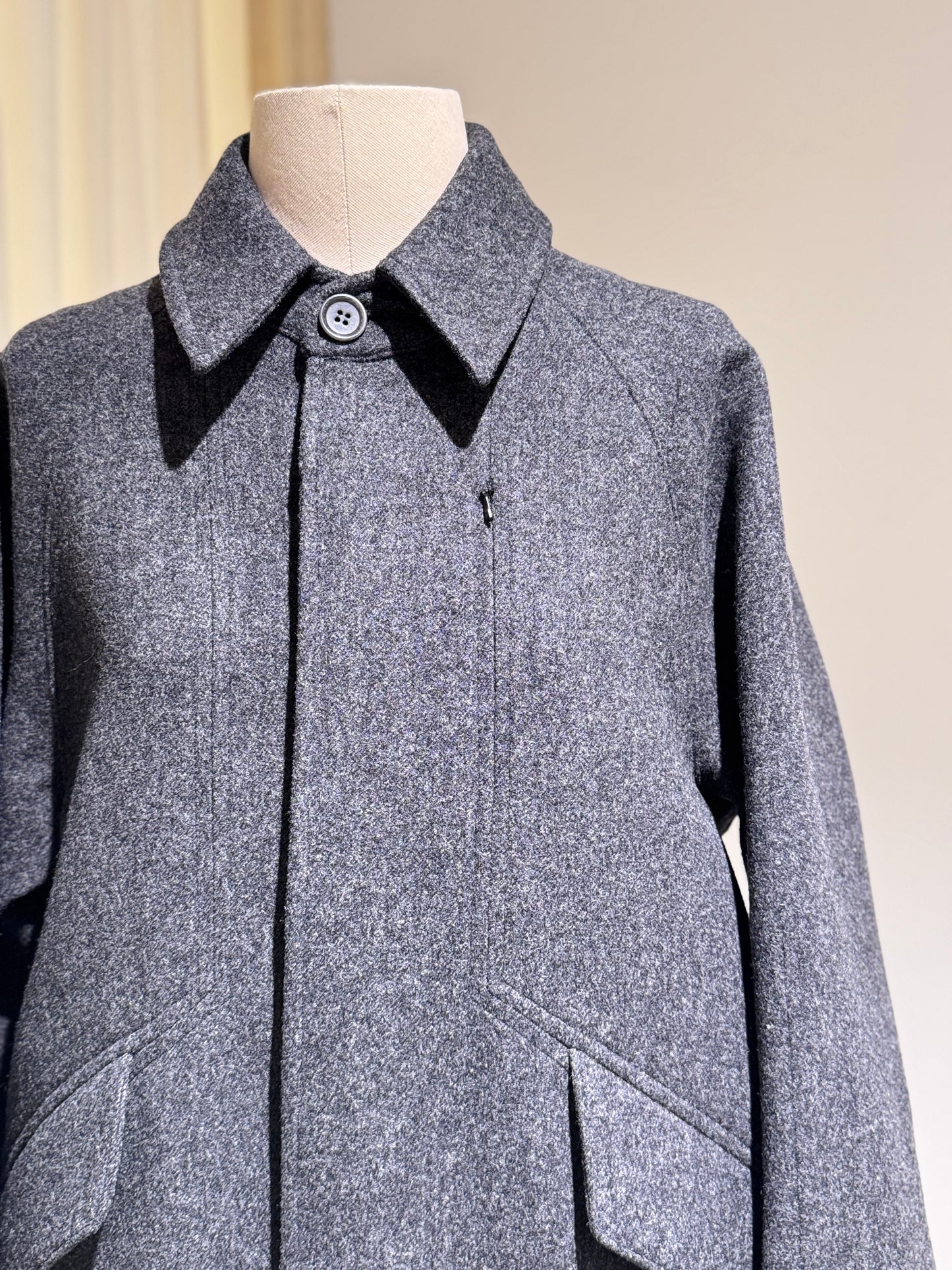 W Tyrell Trench Coat - YOU MUST CREATE - Grey