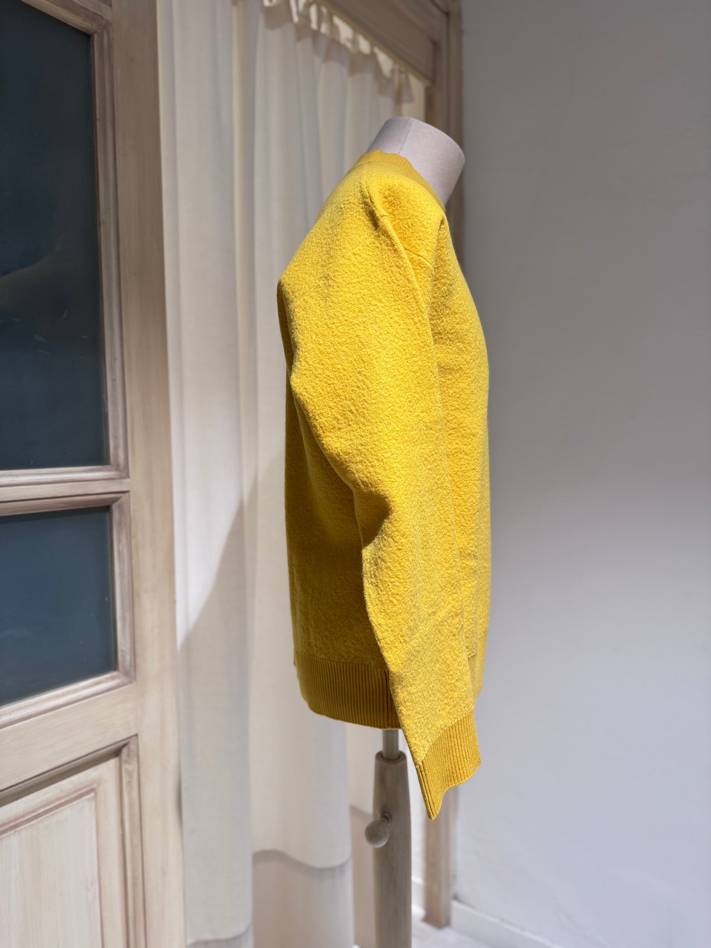 M Rom Boiled Wool Crewneck - KNIT - NORSE PROJECTS - YELLOW