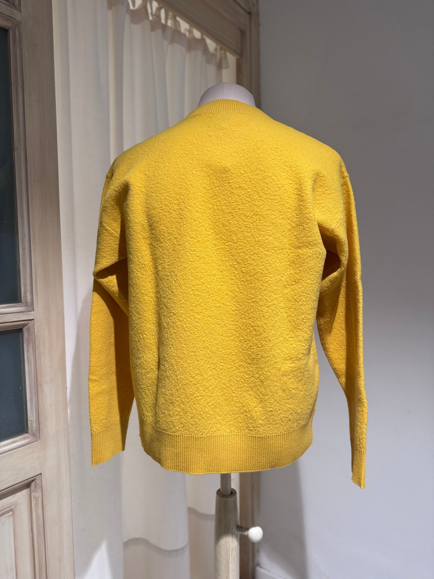 M Rom Boiled Wool Crewneck - KNIT - NORSE PROJECTS - YELLOW