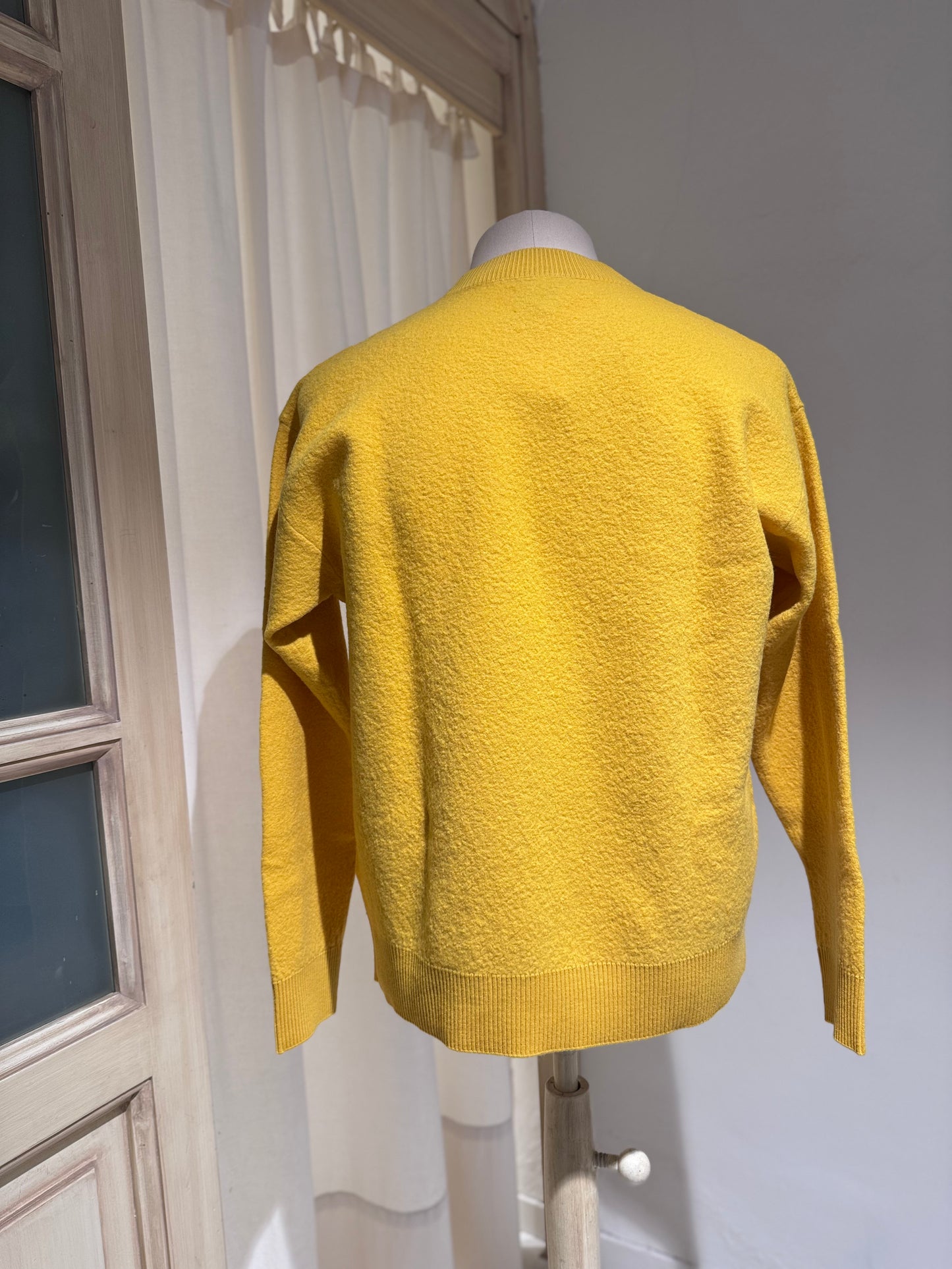 M Rom Boiled Wool Crewneck - KNIT - NORSE PROJECTS - YELLOW