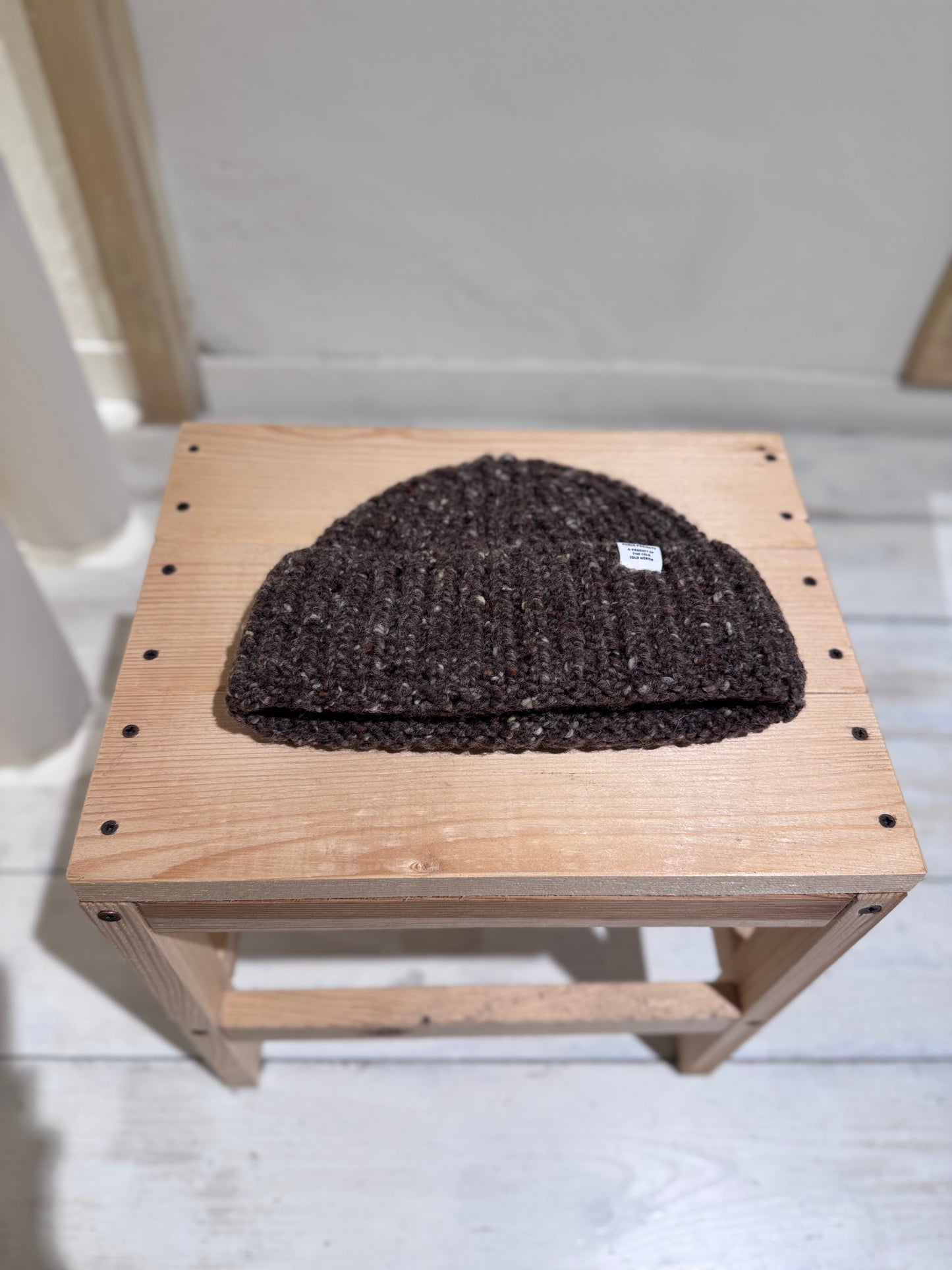 M DANIEL DONEGAL RIB BEANIE - NORSE PROJECTS - SEAL BROWN