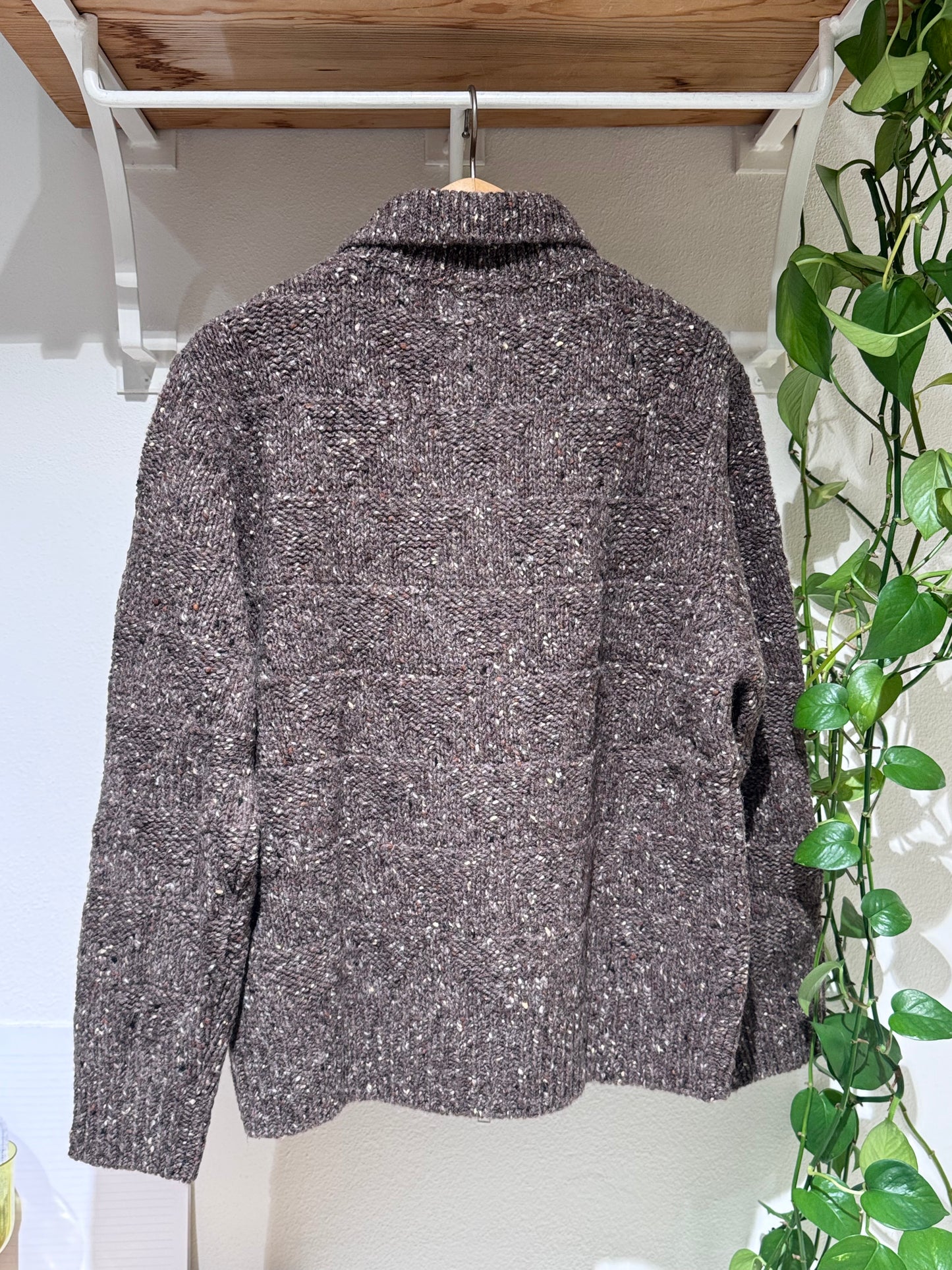 M Erik Donegal Diamond Jacket - NORSE PROJECTS - SEAL BROWN