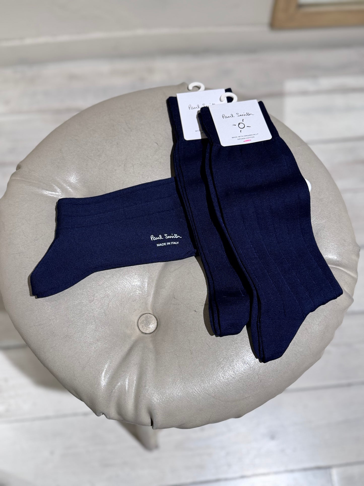 M CLASSIC RIB SOCK - PAUL SMITH - NAVY BLUE