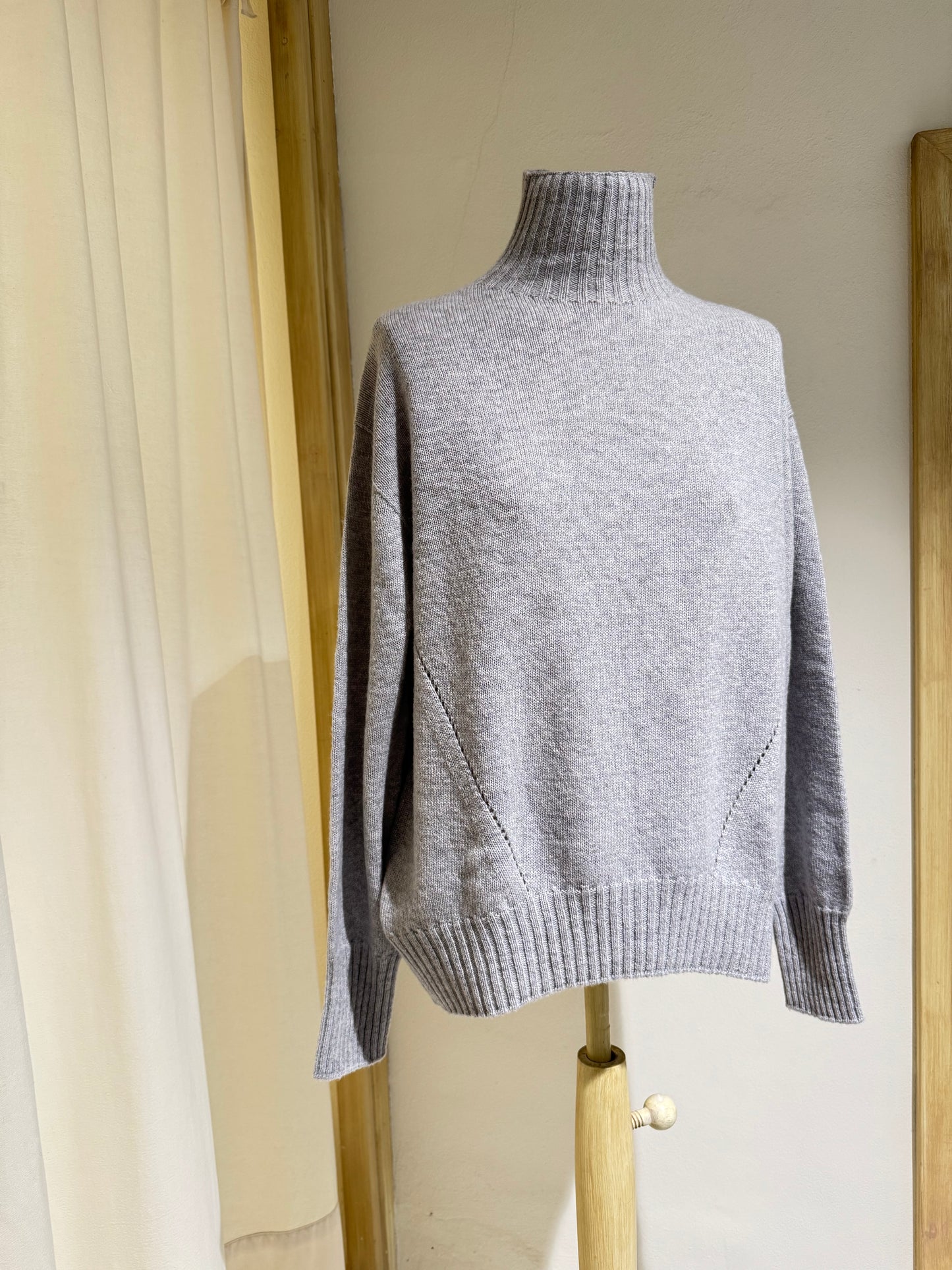 W TEFE KNIT - PHIILI - LIGHT GREY