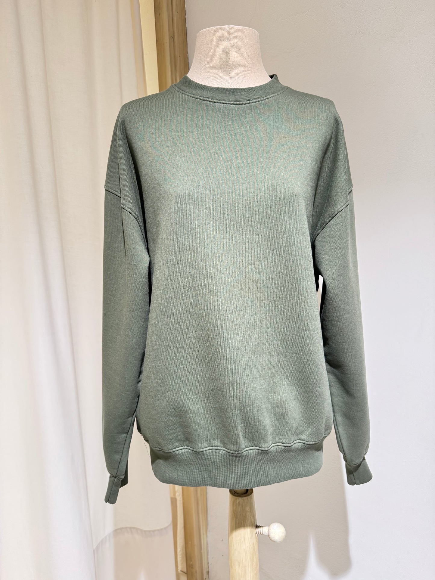 M&W OVERSIZED SWEATSHIRT - COLORFUL STANDARD - Dusty Olive