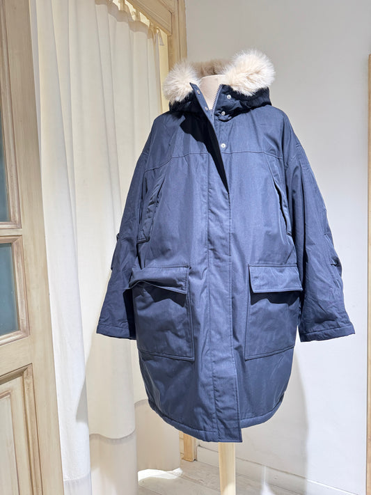 W Hoggar duffle parka - BELLEROSE - Blue