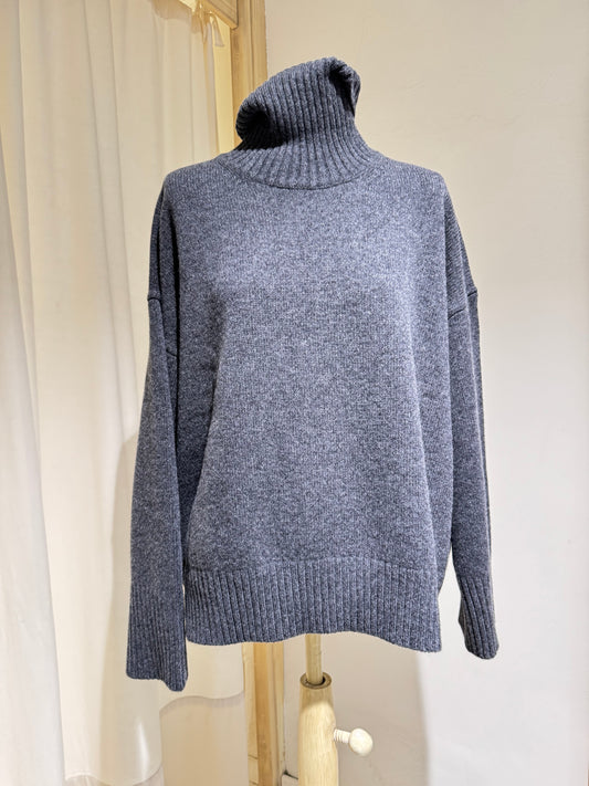 W Maglione dolcevita WILLIAM - SEOUR - Grigio Fumo