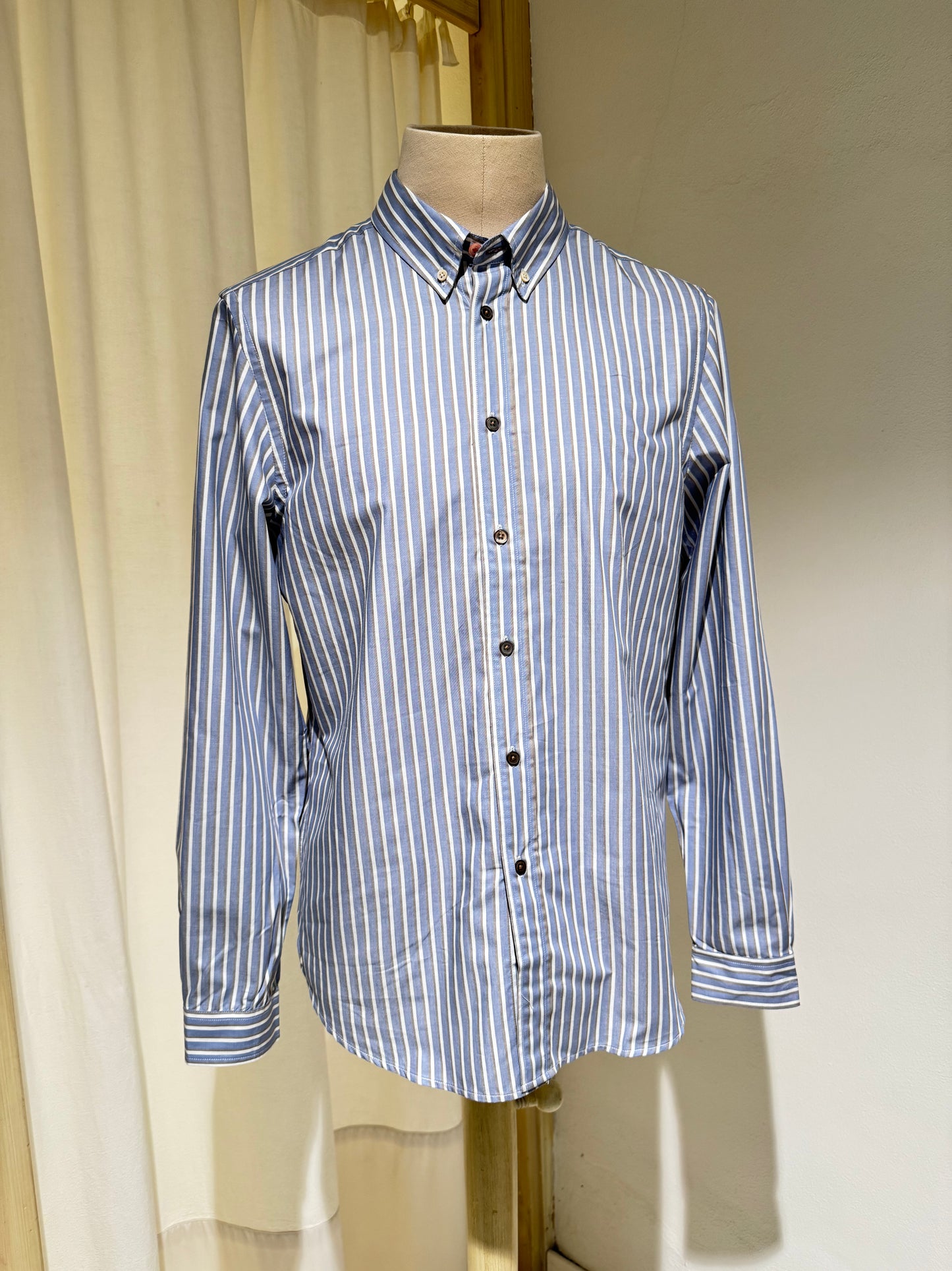 M SHIRT STRIPED - PS by PAUL SMITH - SKY, SAND