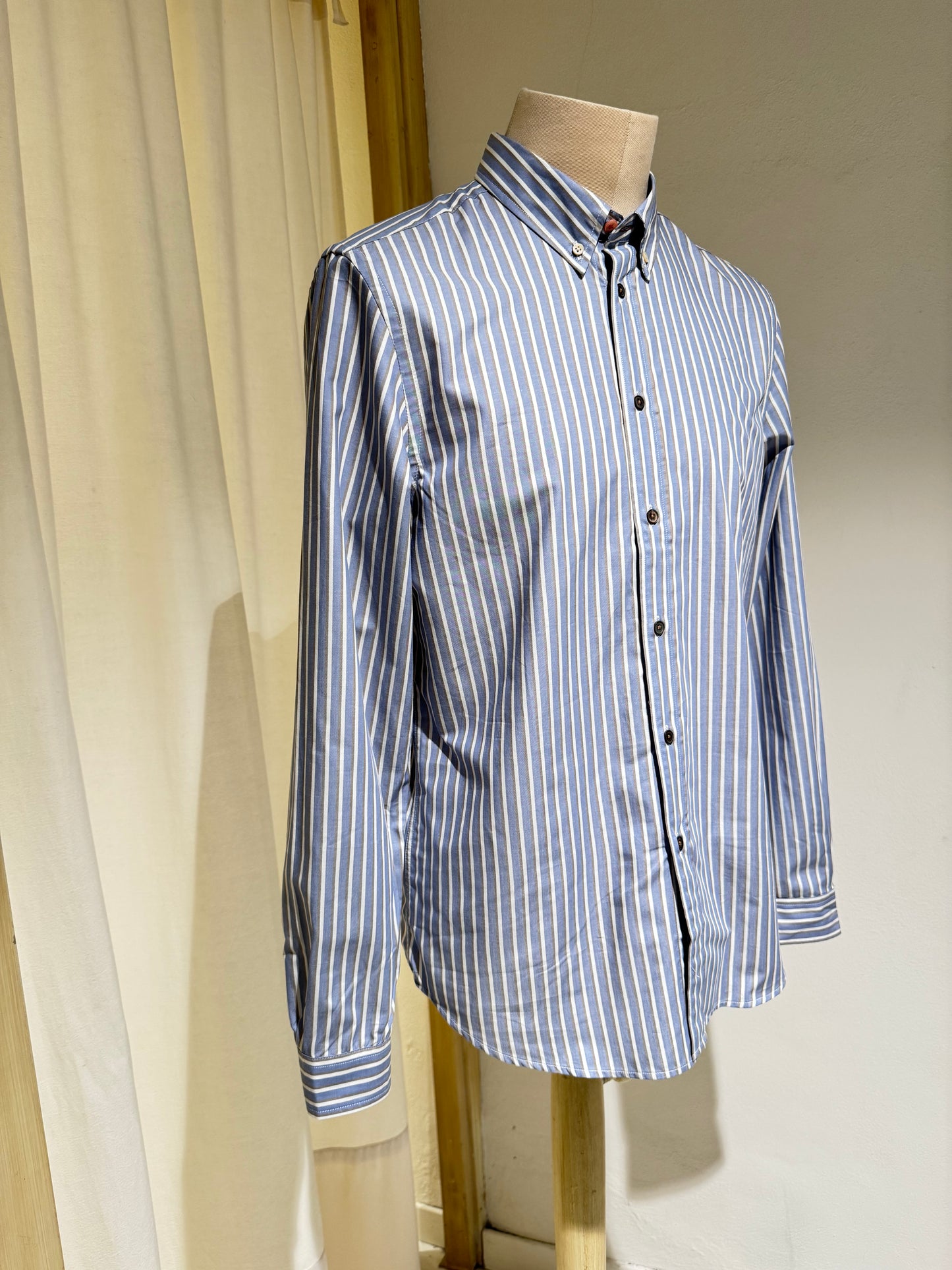 M SHIRT STRIPED - PS by PAUL SMITH - SKY, SAND