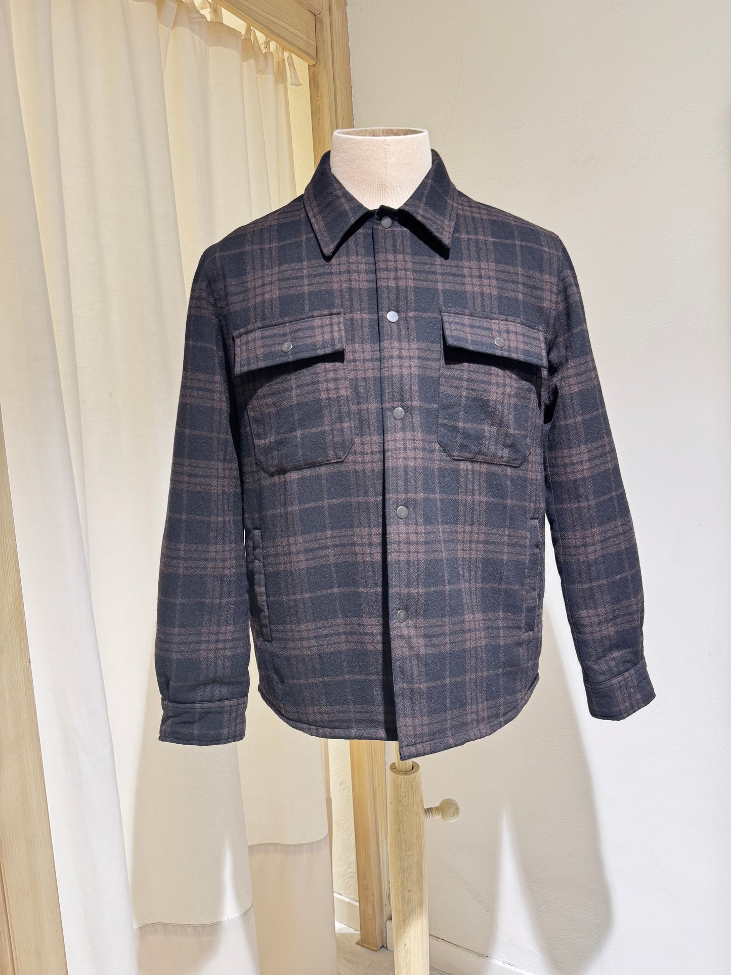 M Hjalmer Insulated Wool Check Overshirt - NORSE PROJECT -