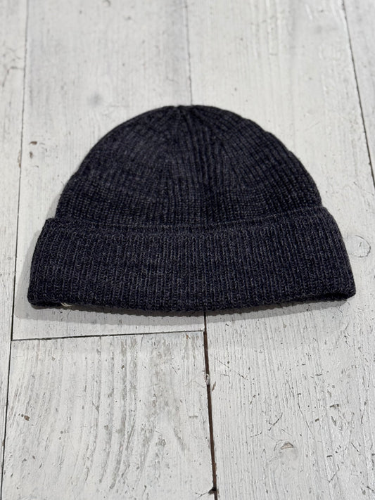 M Wool Cotton Rib Beanie - NORSE PROJECTS - dark grey