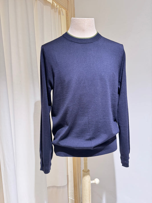 M ROUND NECK - PS PAUL SMITH -  NAVY BLUE