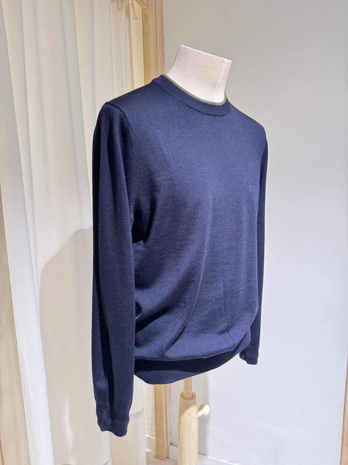 M ROUND NECK - PS PAUL SMITH -  NAVY BLUE