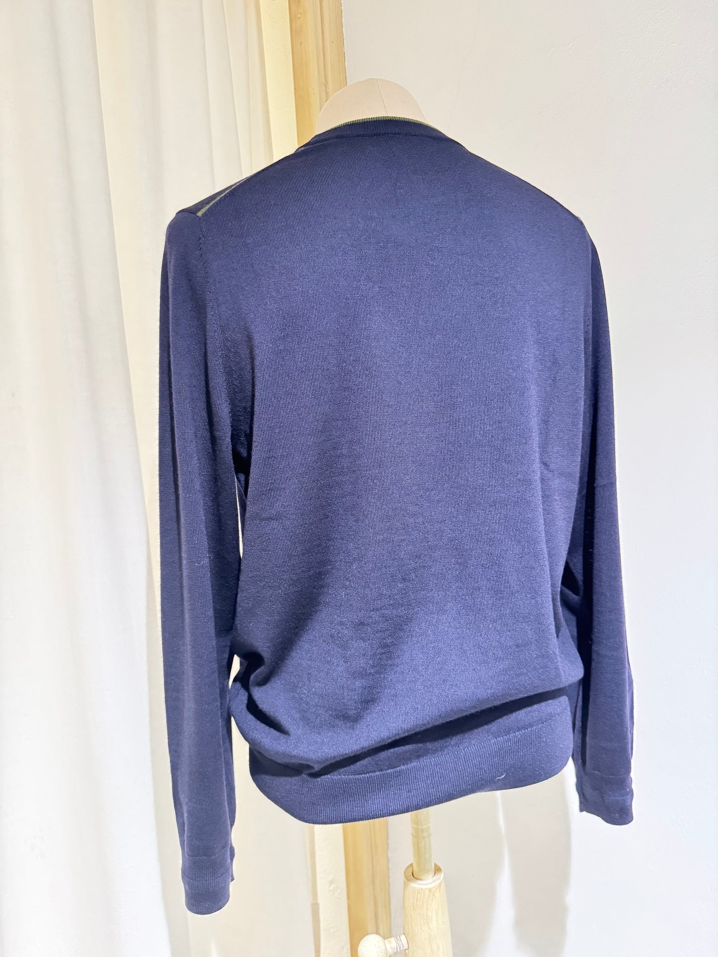 M ROUND NECK - PS PAUL SMITH -  NAVY BLUE