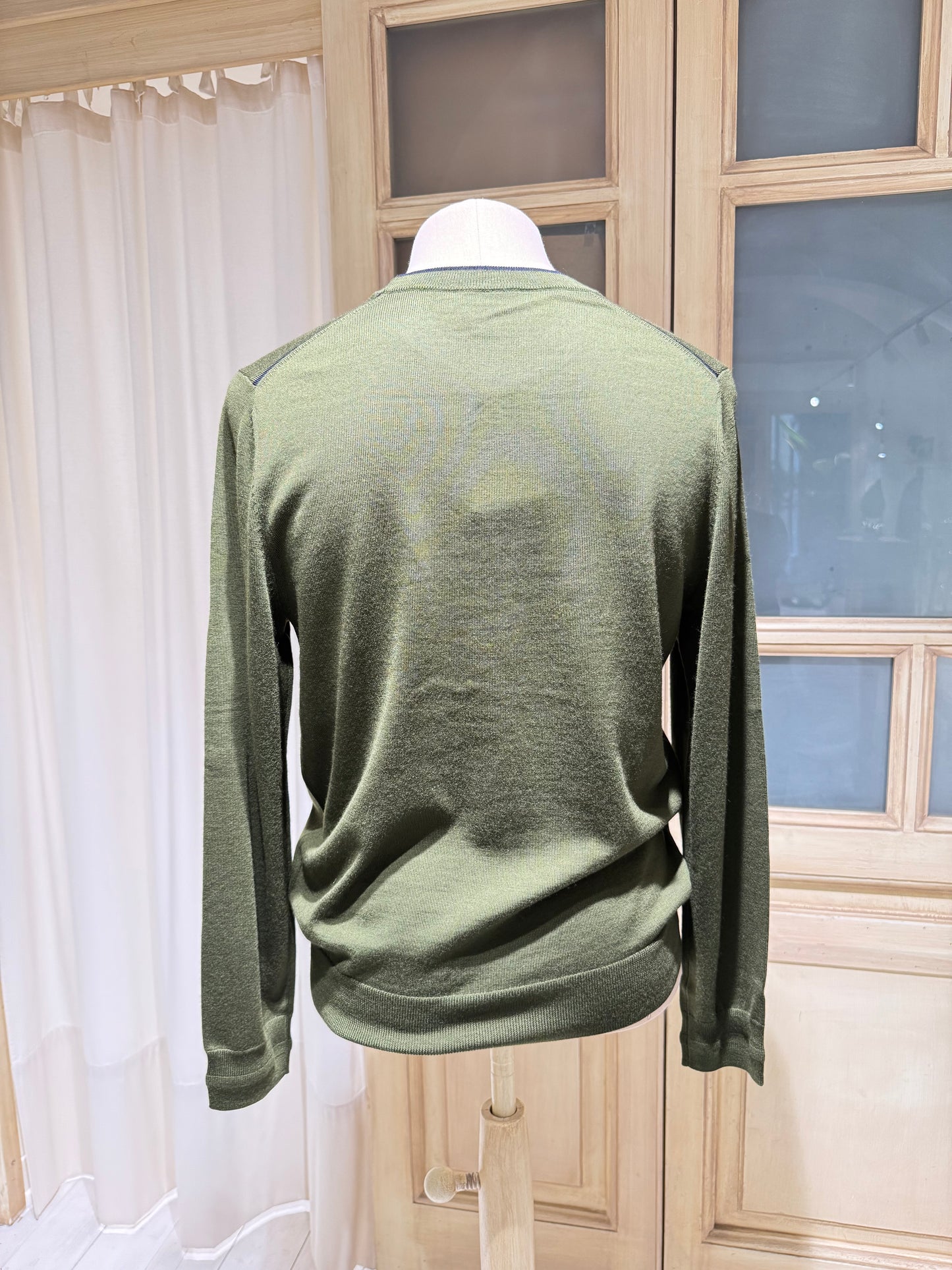 M ROUND NECK - PS PAUL SMITH -  EMERALD GREEN