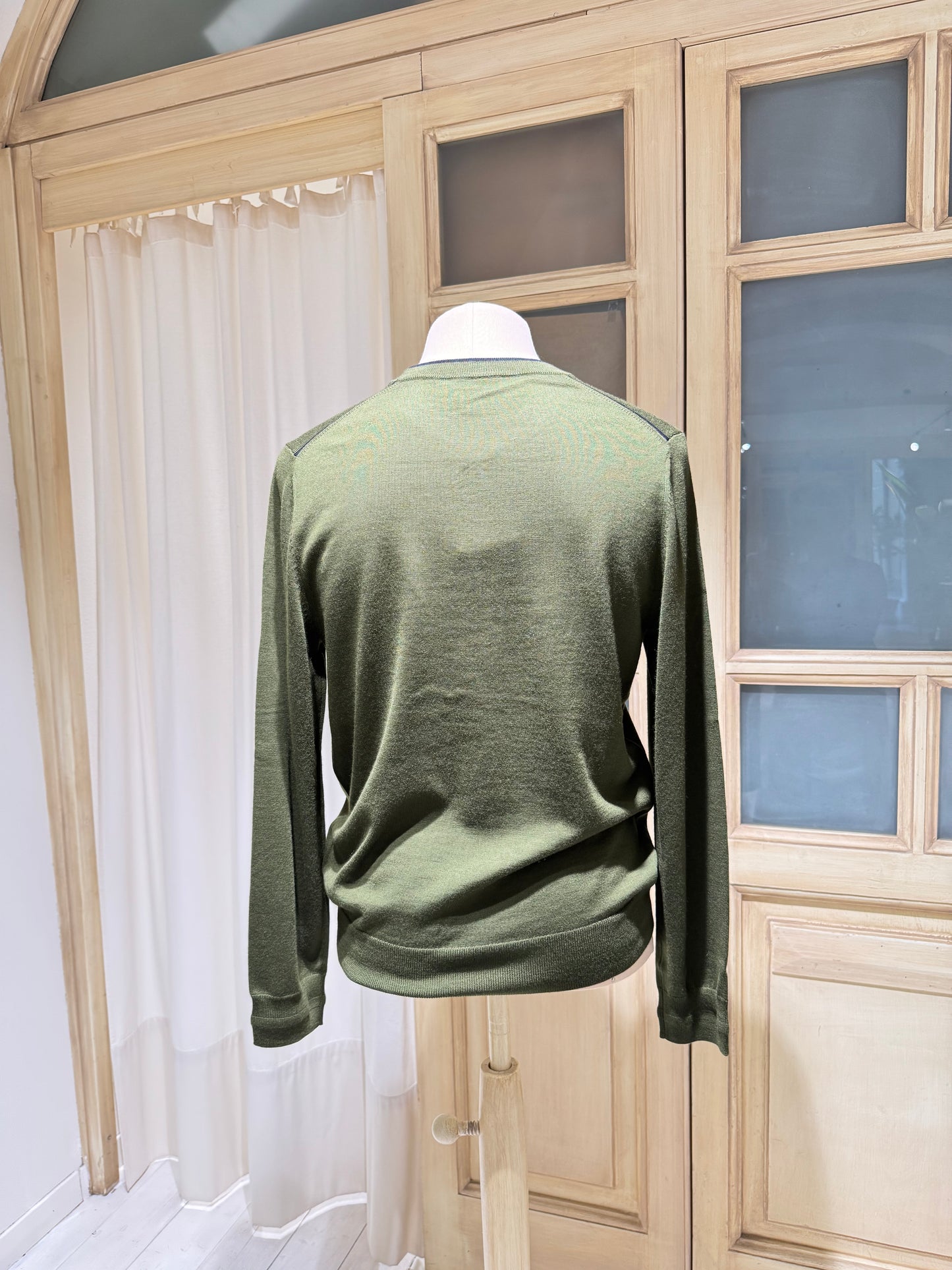 M ROUND NECK - PS PAUL SMITH -  EMERALD GREEN