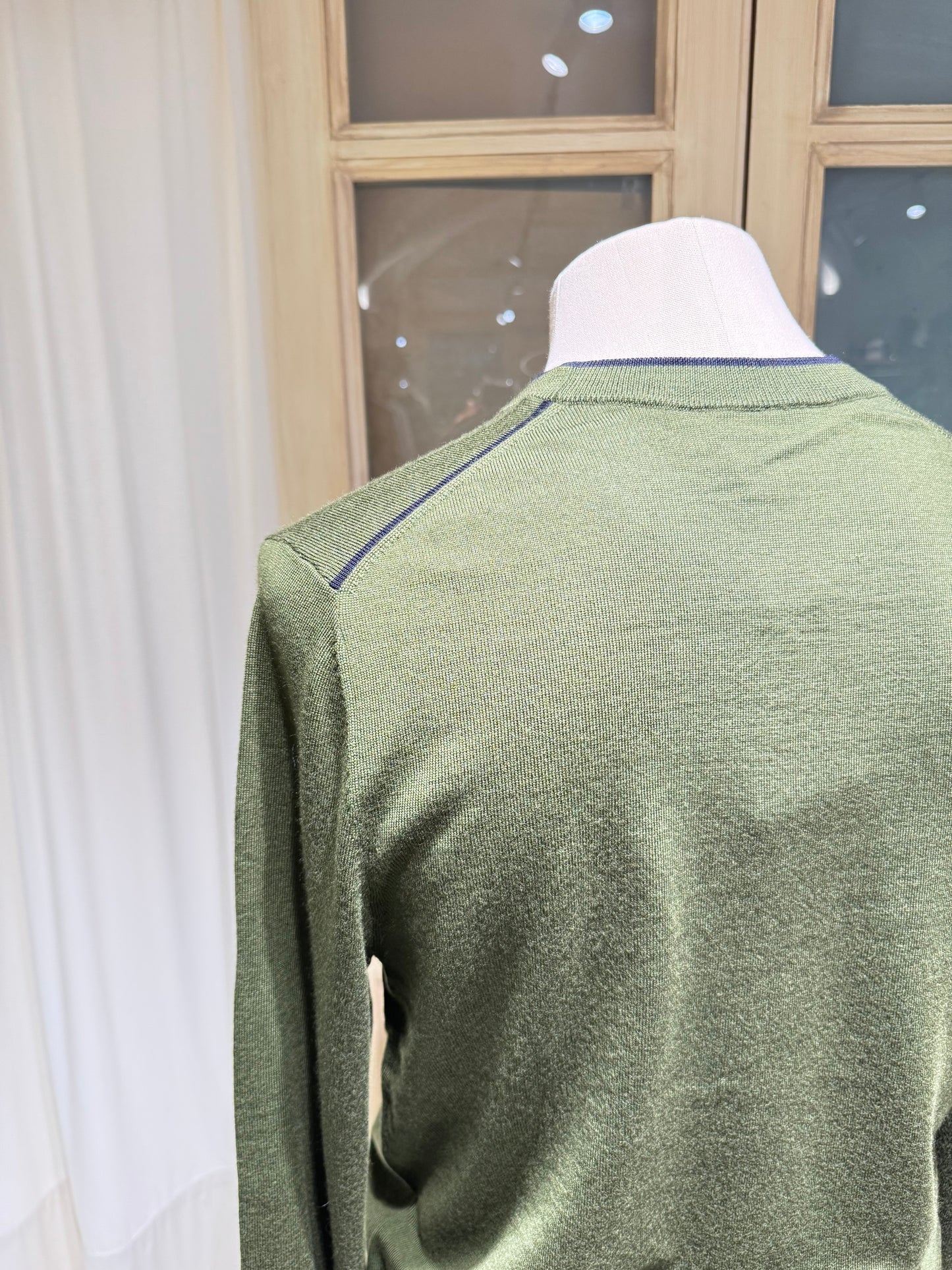 M ROUND NECK - PS PAUL SMITH -  EMERALD GREEN