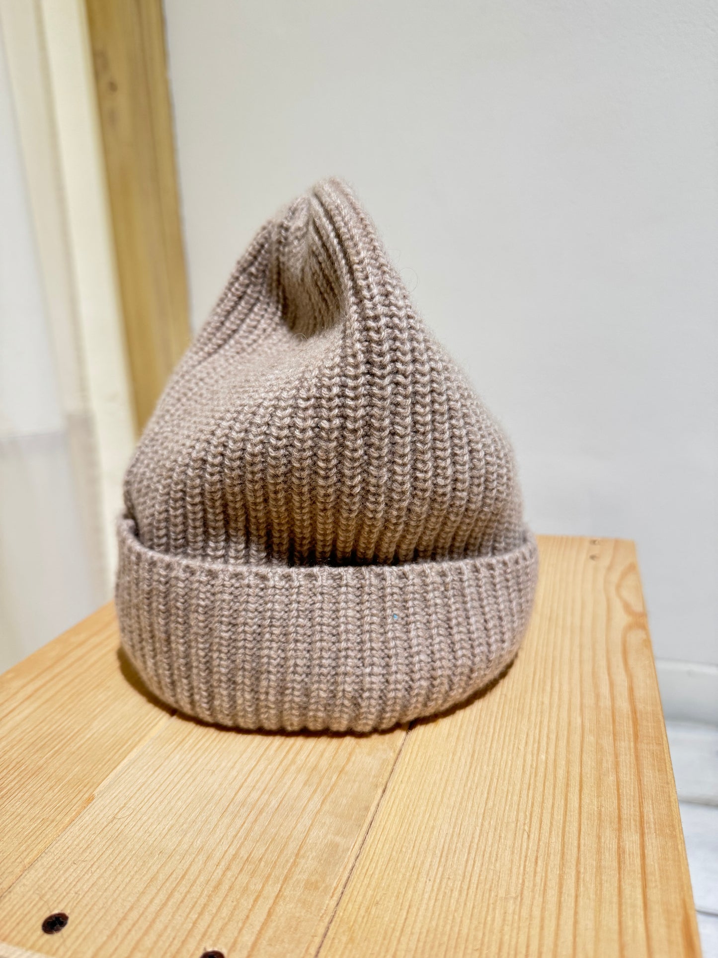 M & W CASHMERE BEANIE - DANIELE FIESOLI - SAND