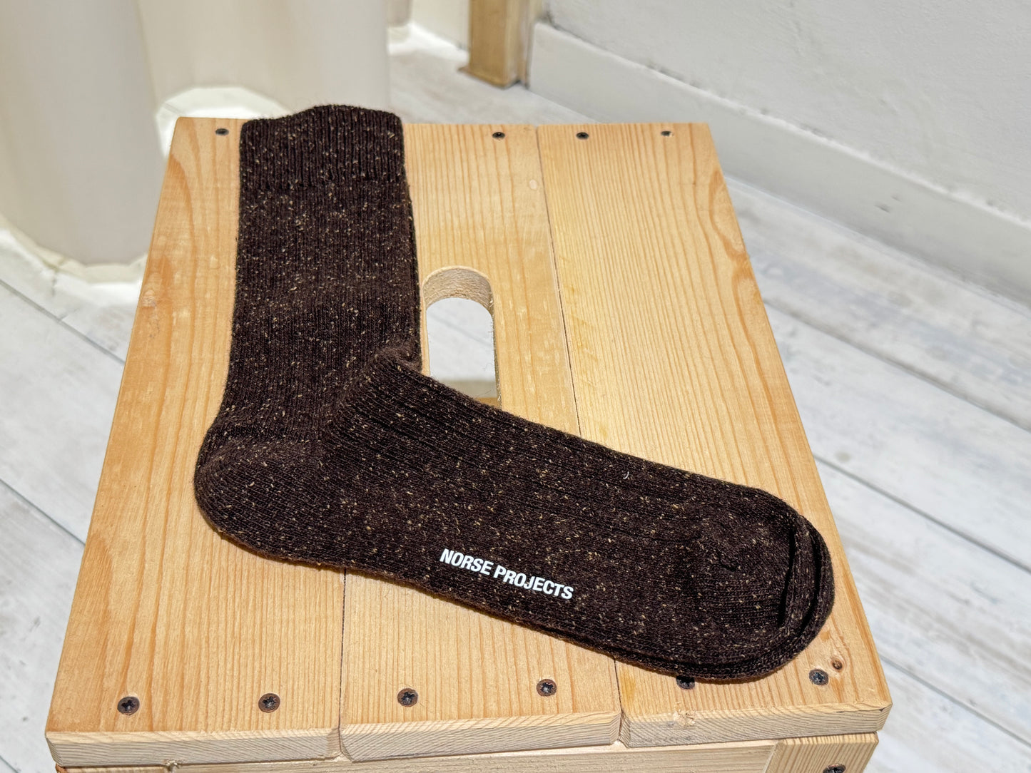 M SOCKS Bjarki Neps - NORSE PROJECTS - BROWN