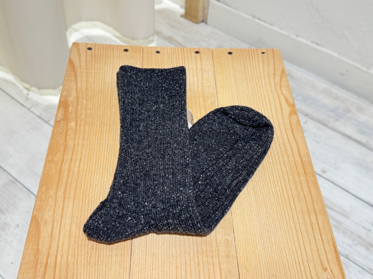 M SOCKS Bjarki Neps - NORSE PROJECTS - CHARCOAL