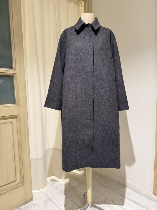 W RIA COAT - STUDIO NICHOLSON - GREY MELANGE