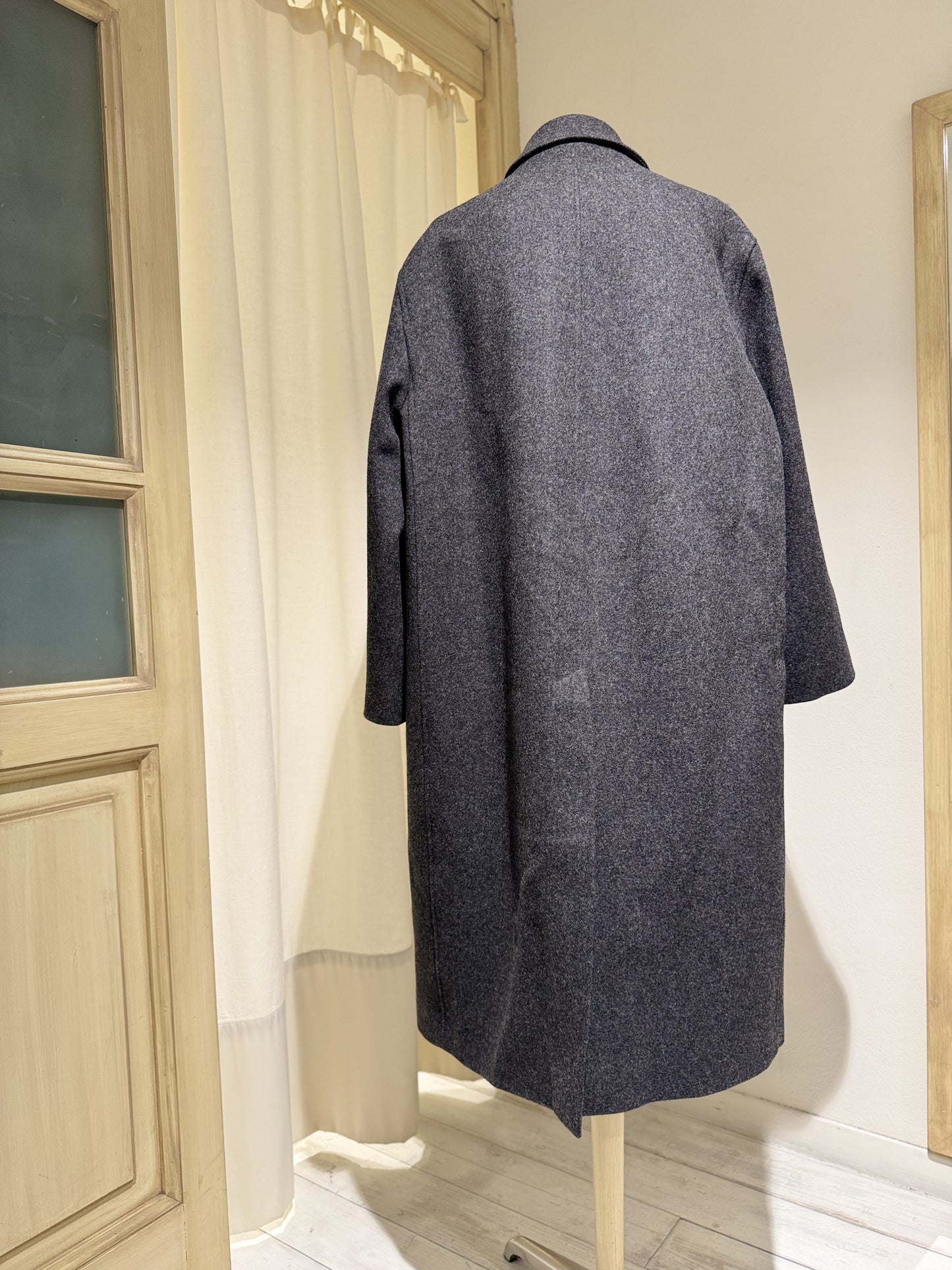 W RIA COAT - STUDIO NICHOLSON - GREY MELANGE