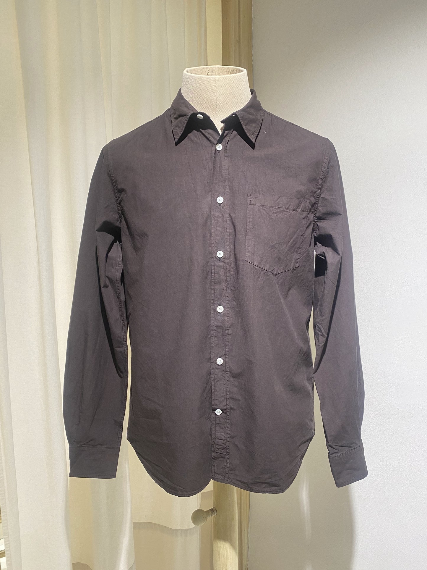 M OSVALD COTTON TENCEL SHIRT NORSE PROJECTS ESPRESSO