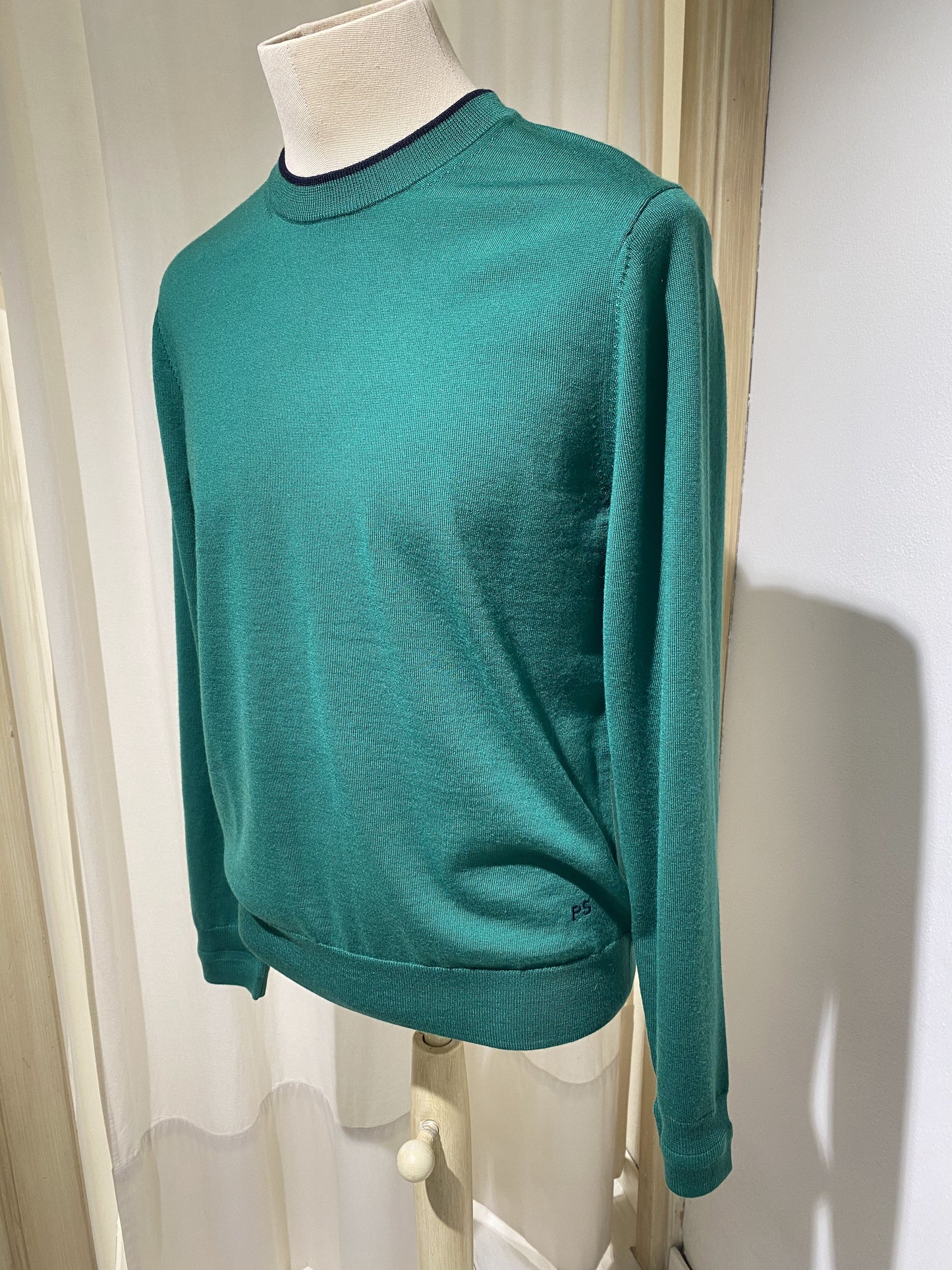 M KNITWEAR ROUND NECK PS PAUL SMITH PINE GREEN