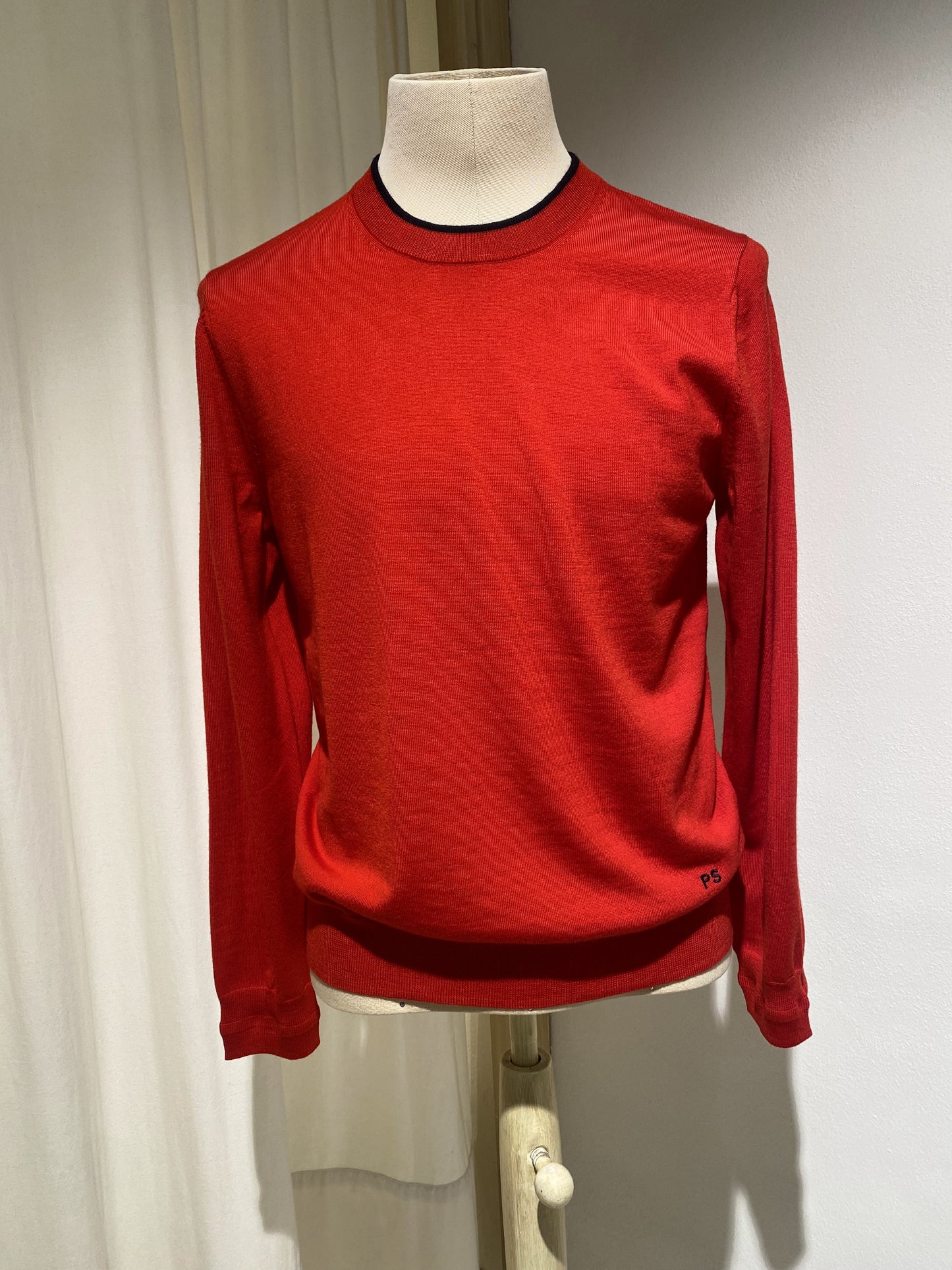 M KNITWEAR ROUND NECK PS PAUL SMITH RED