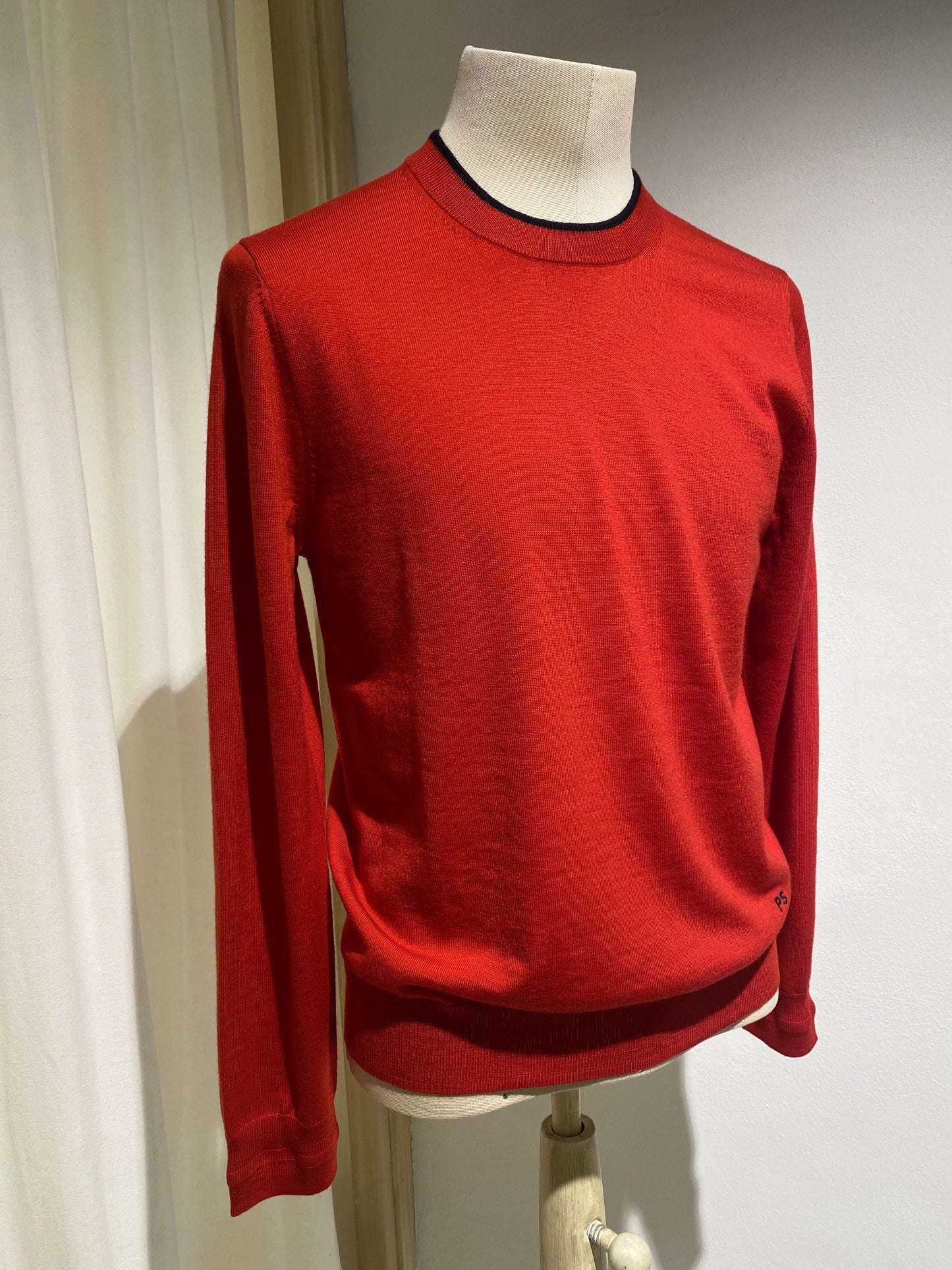 M KNITWEAR ROUND NECK PS PAUL SMITH RED