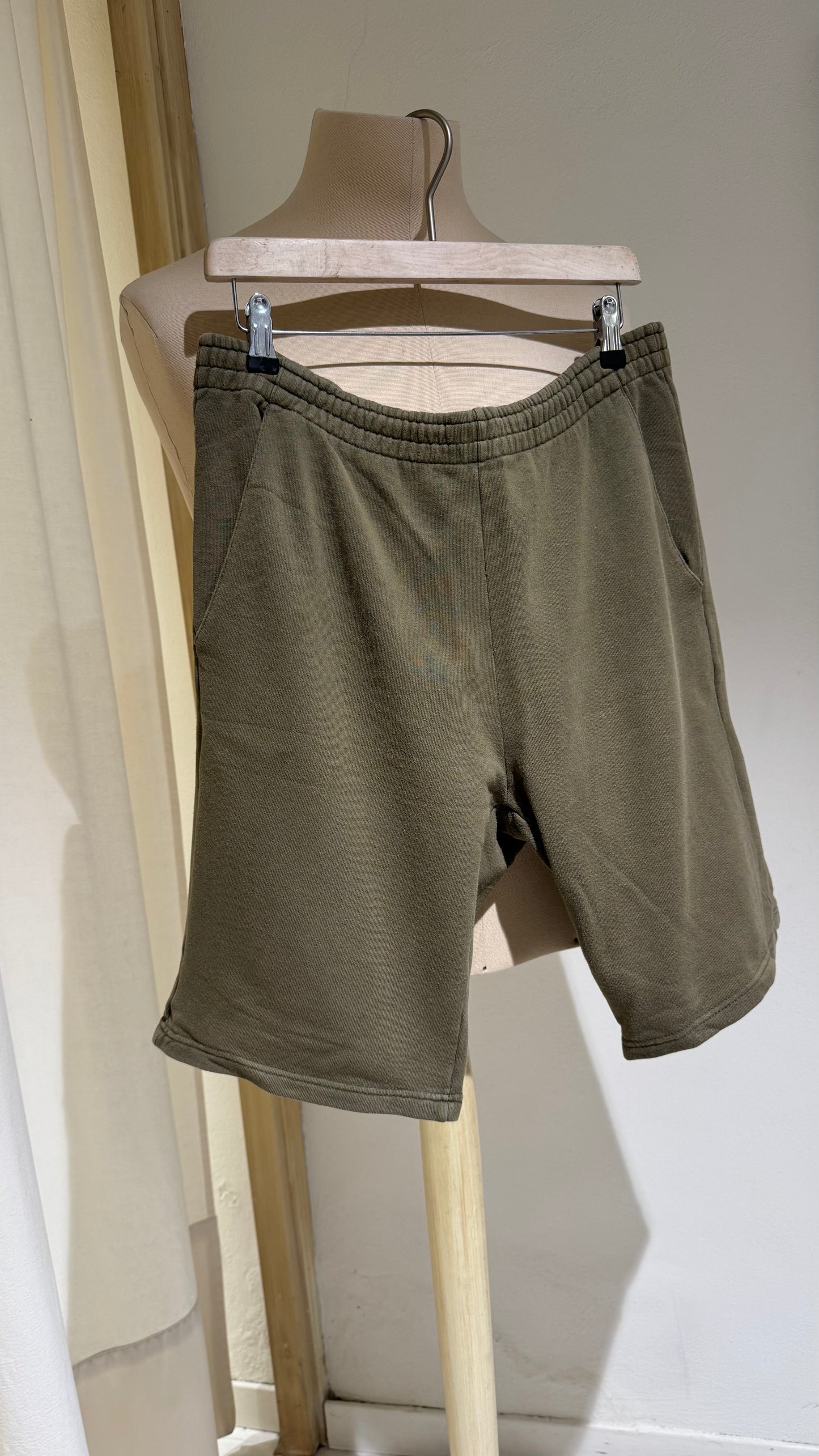 M - Sweat Bermuda short - HELMUT LANG - Year 2000 - Military Green