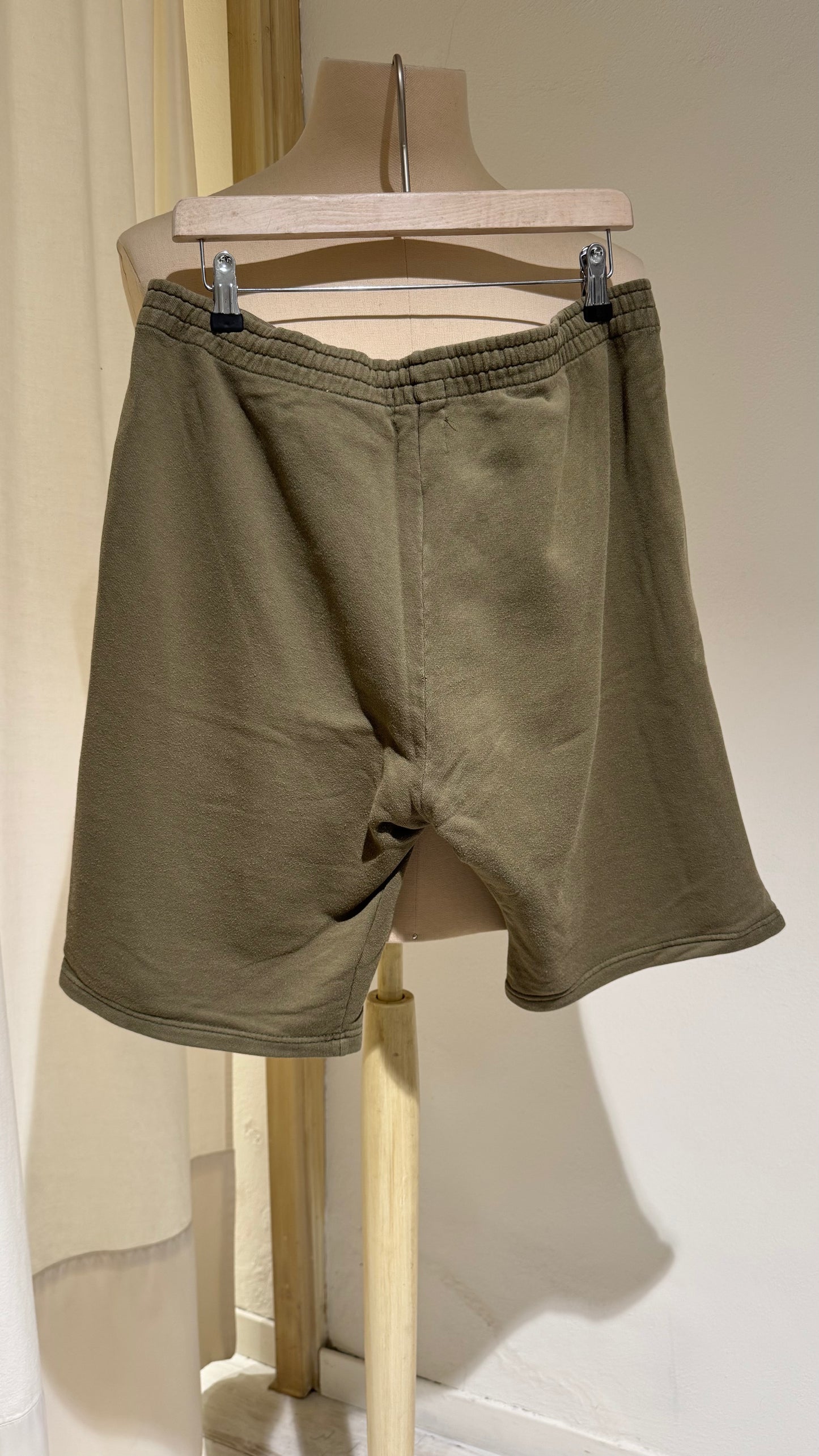 M - Sweat Bermuda short - HELMUT LANG - Year 2000 - Military Green