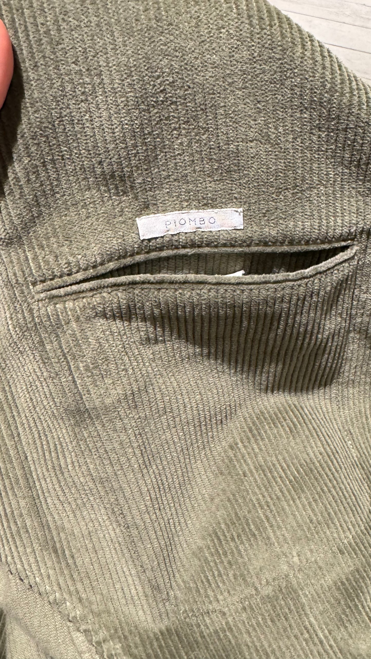 M - Blazer Corduroy - PIOMBO - Year 2004/5 - Dusty Green