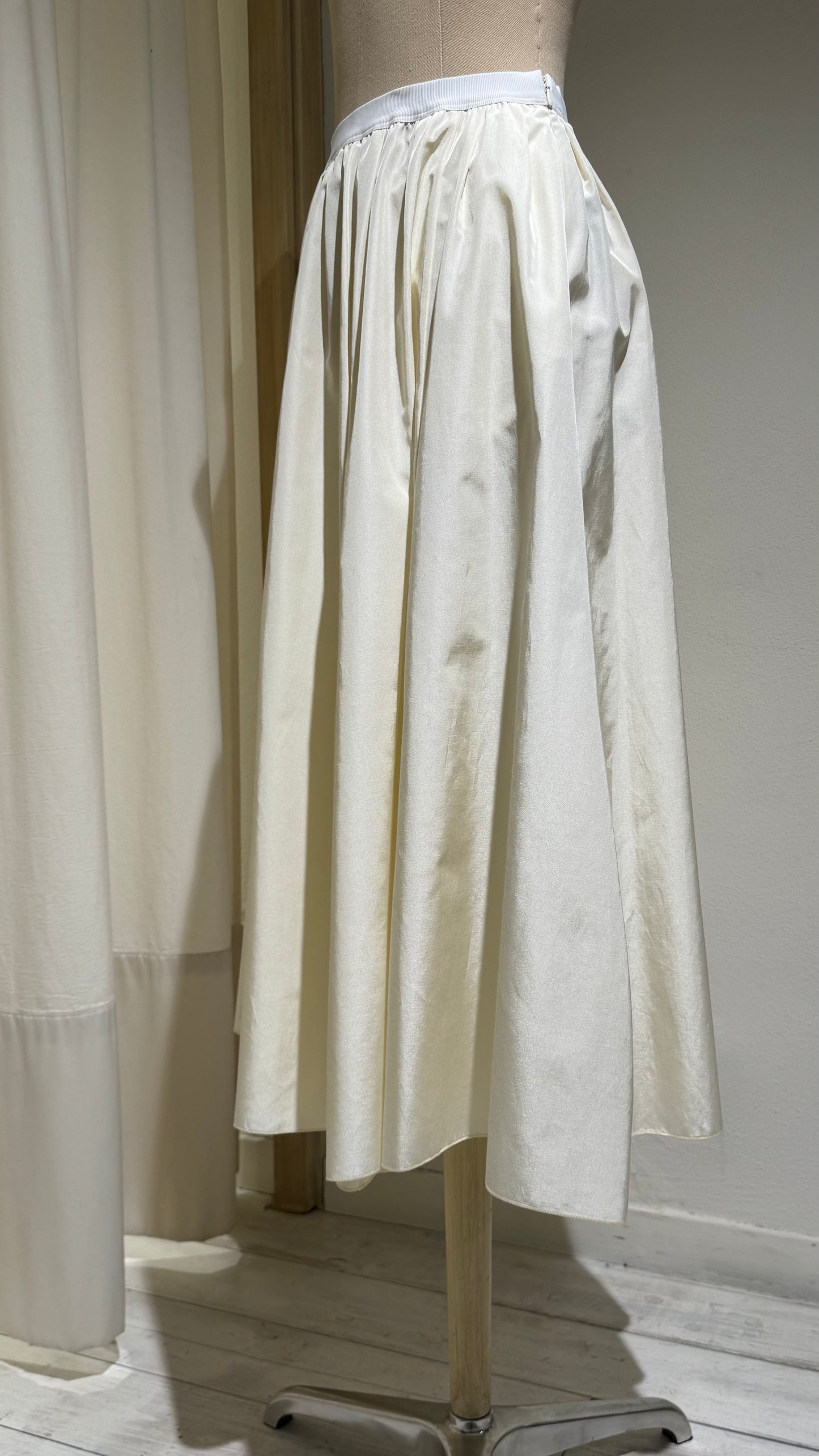 W - Taffetà Skirt - FORTE FORTE - Milk