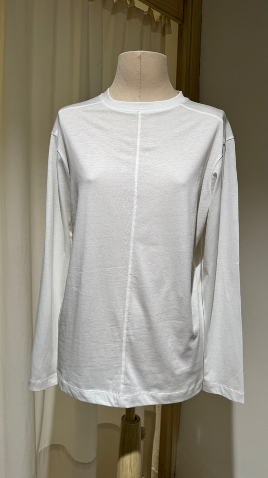 W - T-Shirt Lond-Sleeved Adelie - SOEUR - White