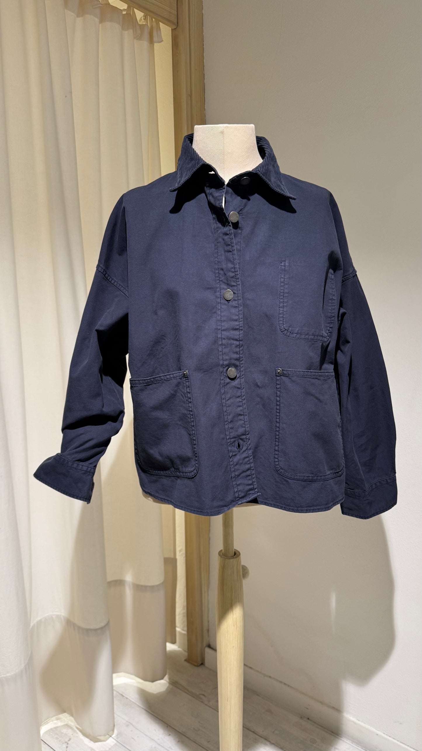 W - Relaxed Overshirt - BELLEROSE - Navy