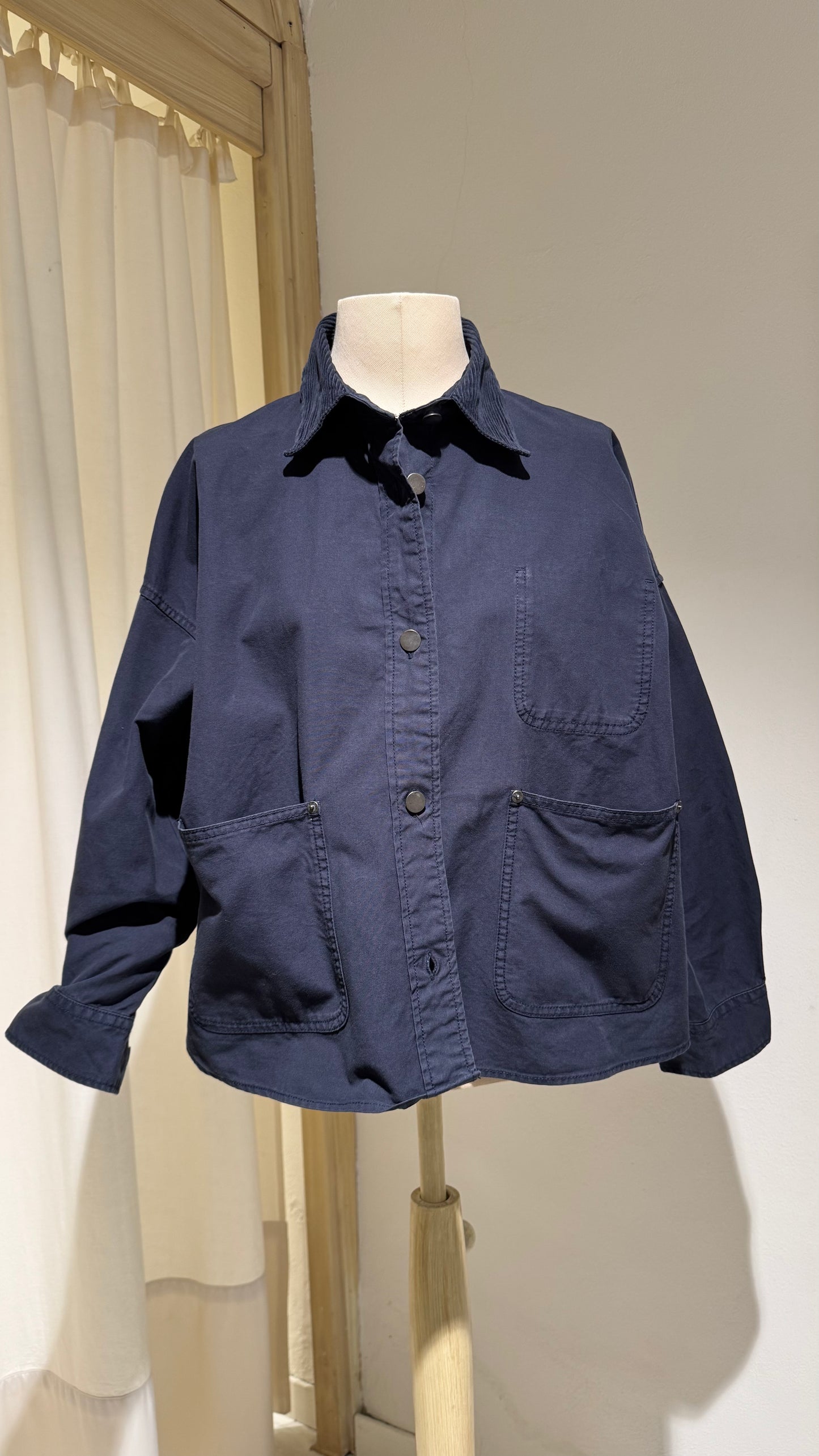 W - Relaxed Overshirt - BELLEROSE - Navy