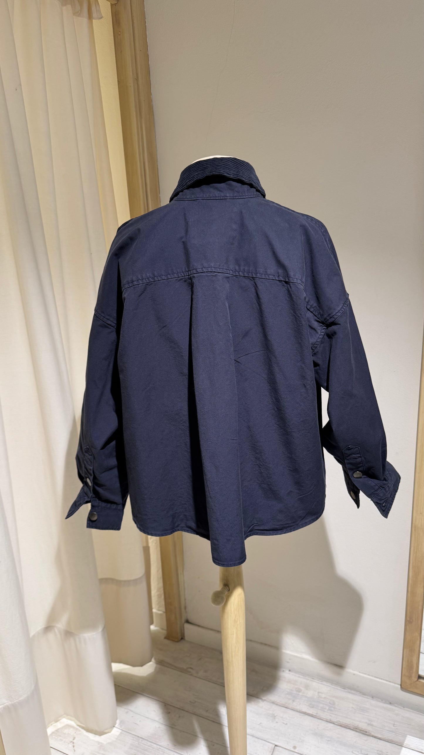 W - Relaxed Overshirt - BELLEROSE - Navy