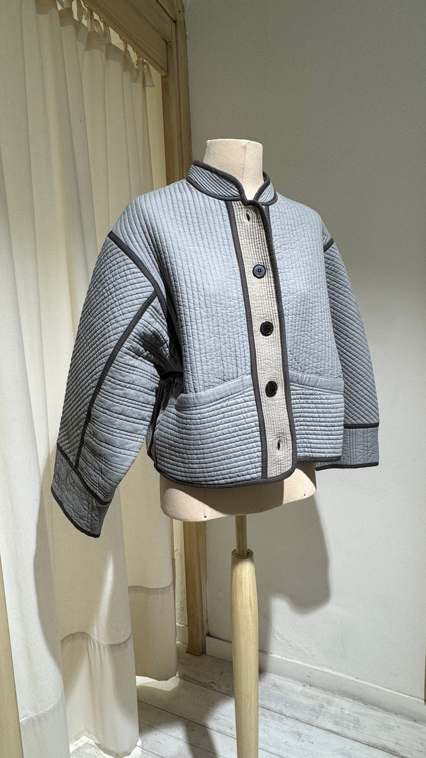 W - Jacket Short Patchouli - SOEUR - Green Water