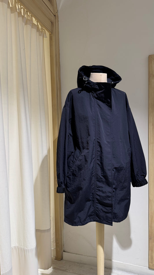 W - Hooded Coat Henny - BELLEROSE - Navy