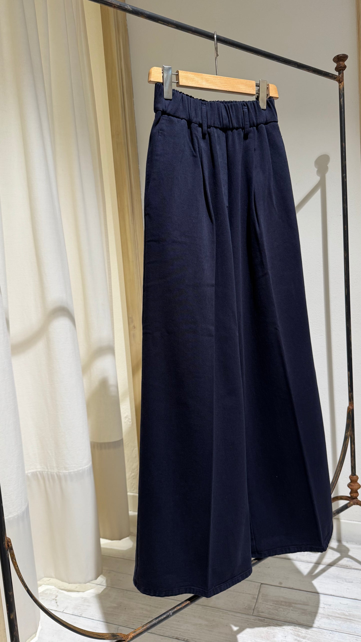 FLOWING TWILL TROUSERS - FORTE FORTE
