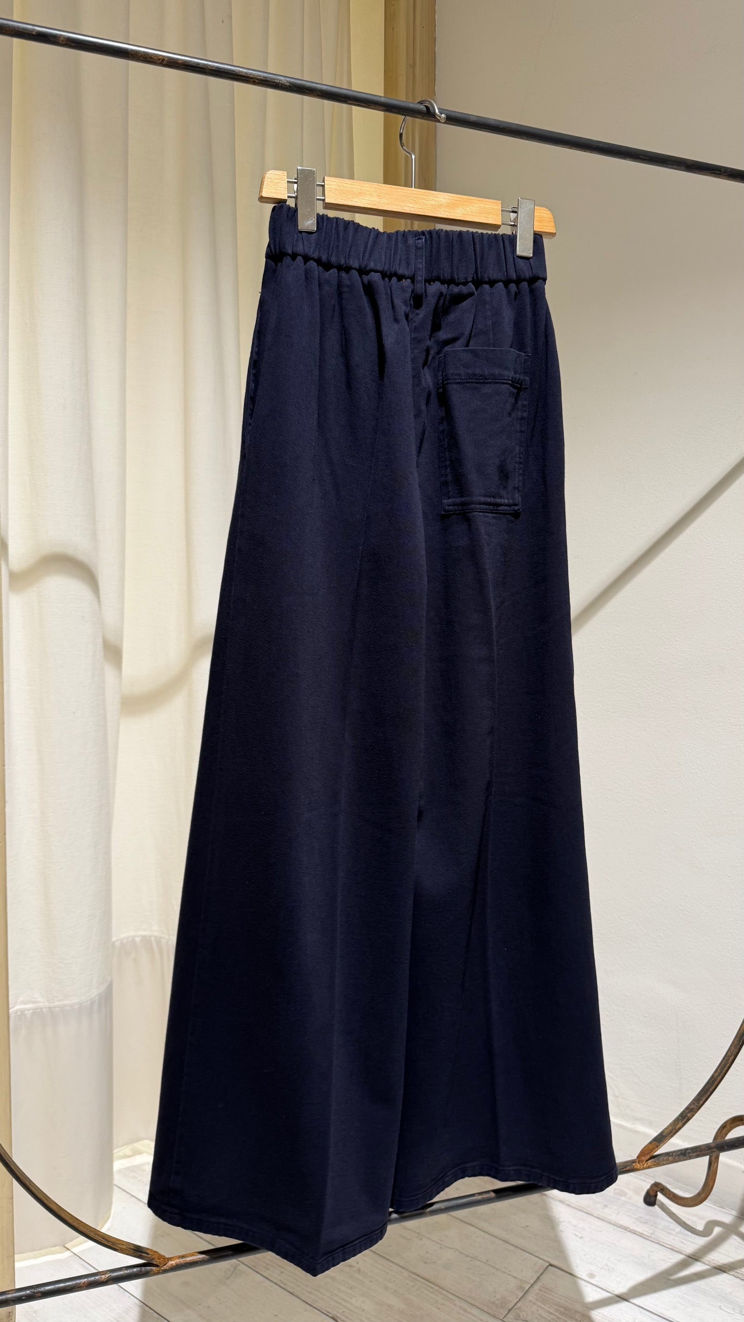 FLOWING TWILL TROUSERS - FORTE FORTE