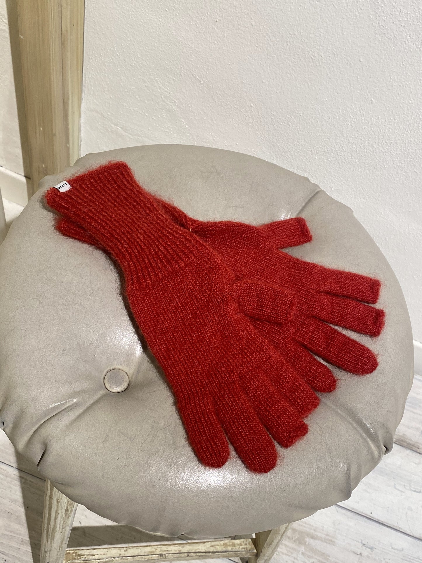 W GLOVES (3 OPEN FINGERS) PCNQ RED