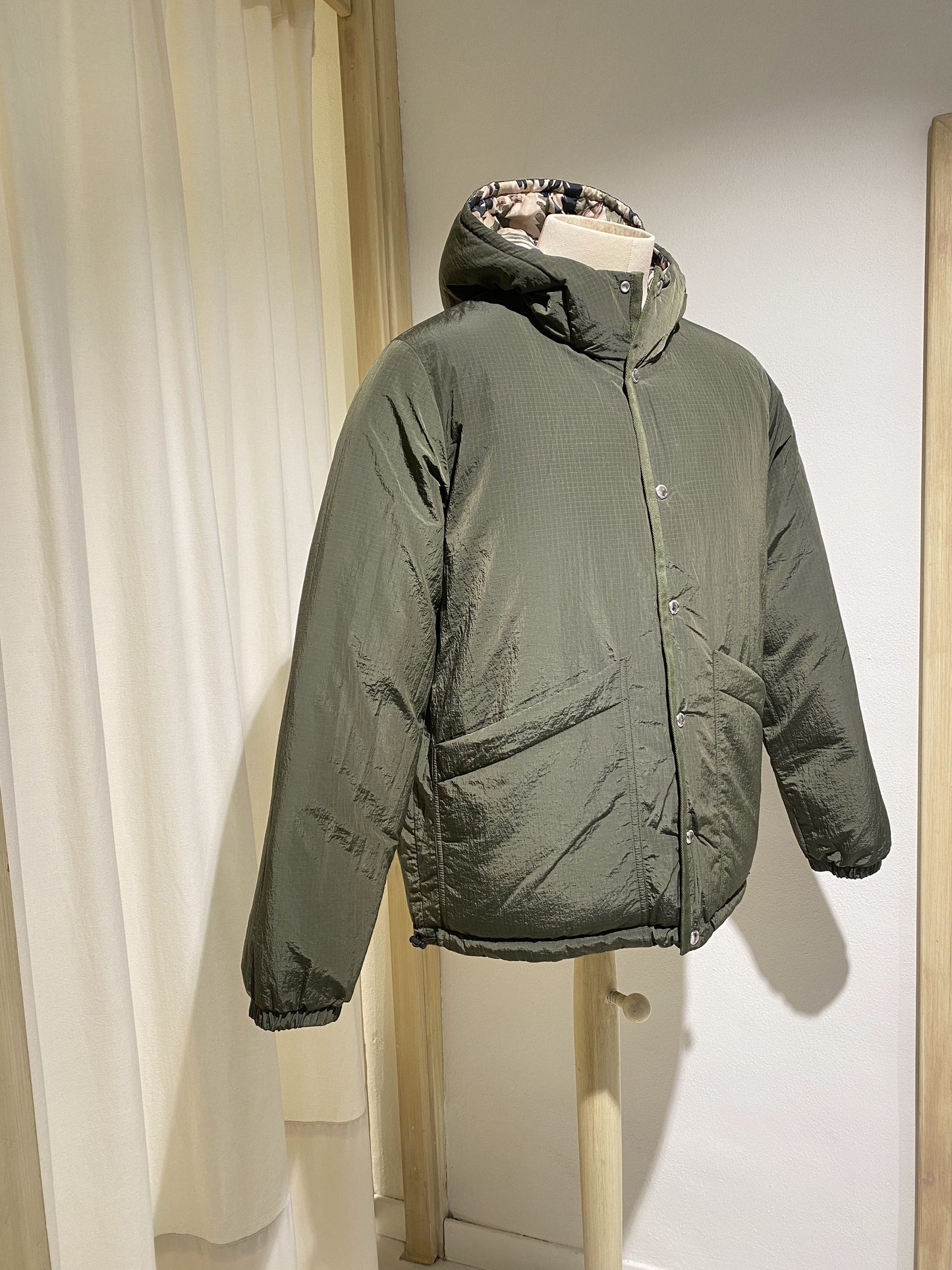 M OUTWEAR HOODIE REVERSABLE JACKET PS PAUL SMITH Military Green