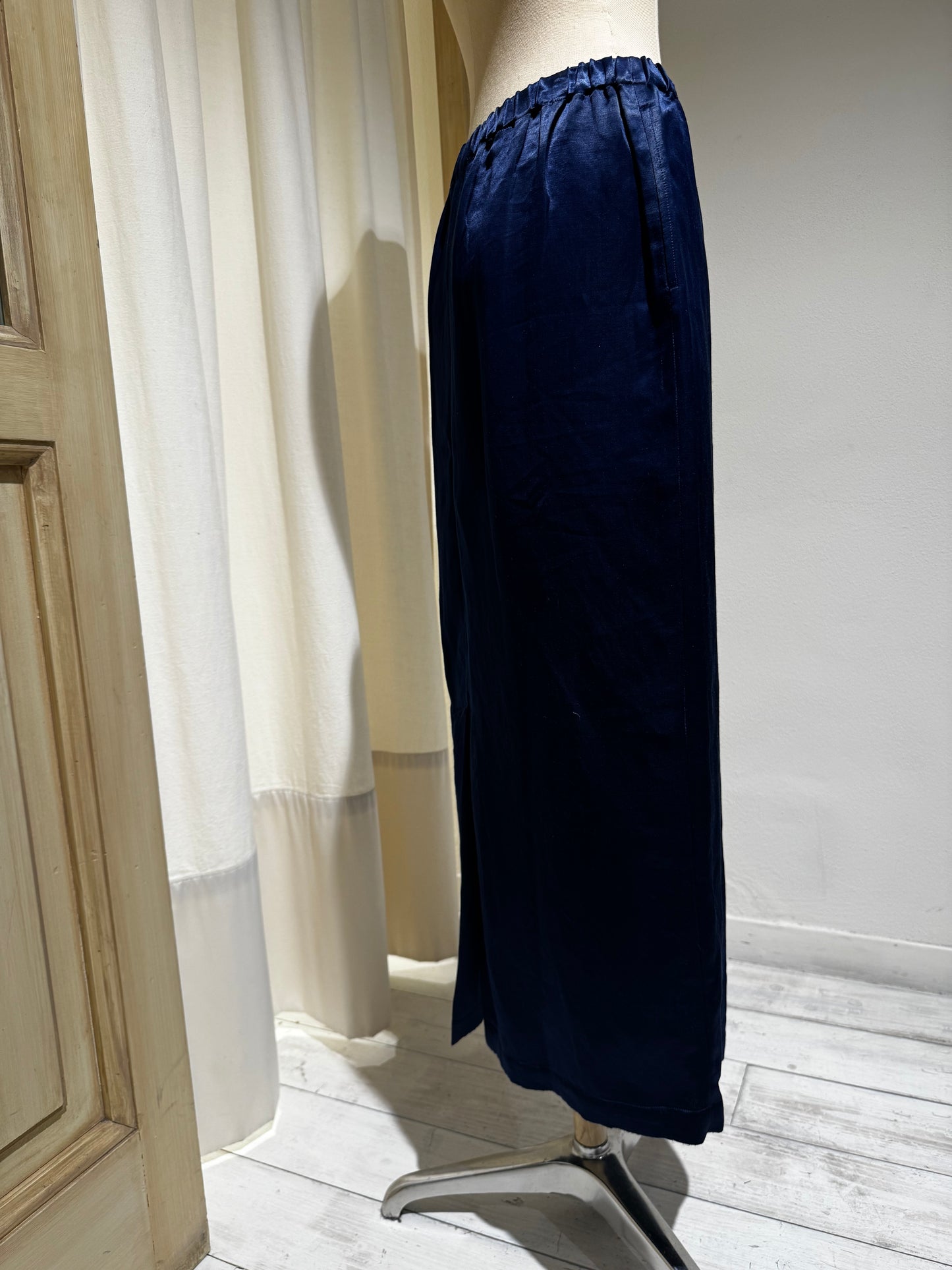 W - Combined Blazer + Skirt - COMME DES GARCONS - Year 1995 - Indigo Blu